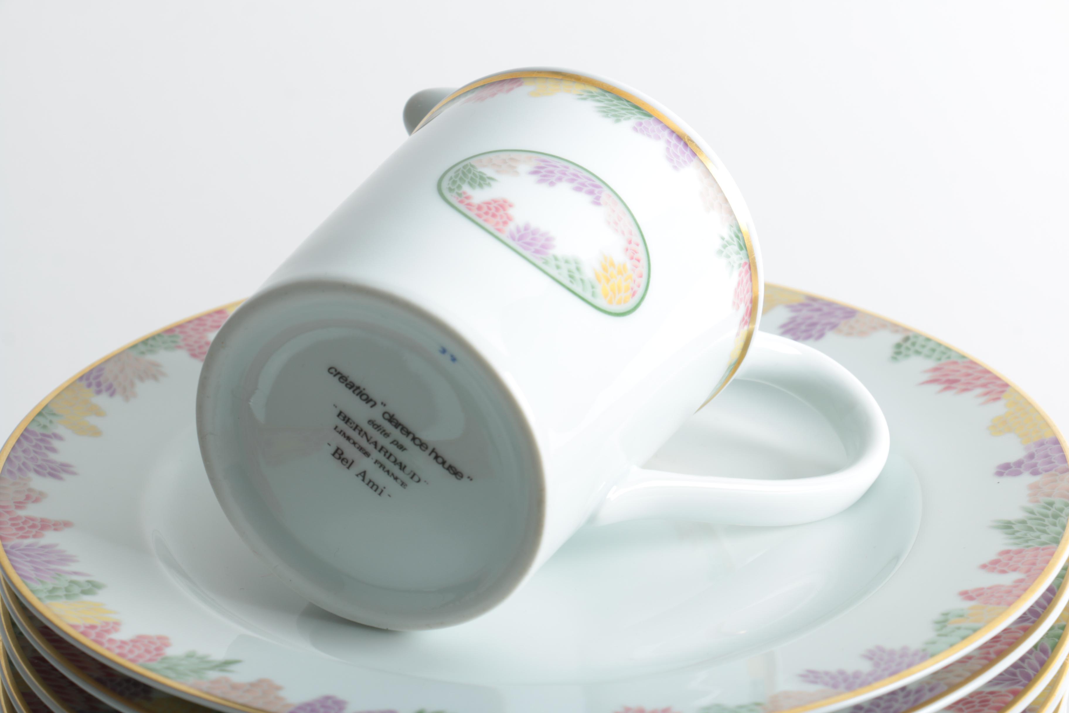 Bernardaud Limoges "Bel Ami" Porcelain Tableware