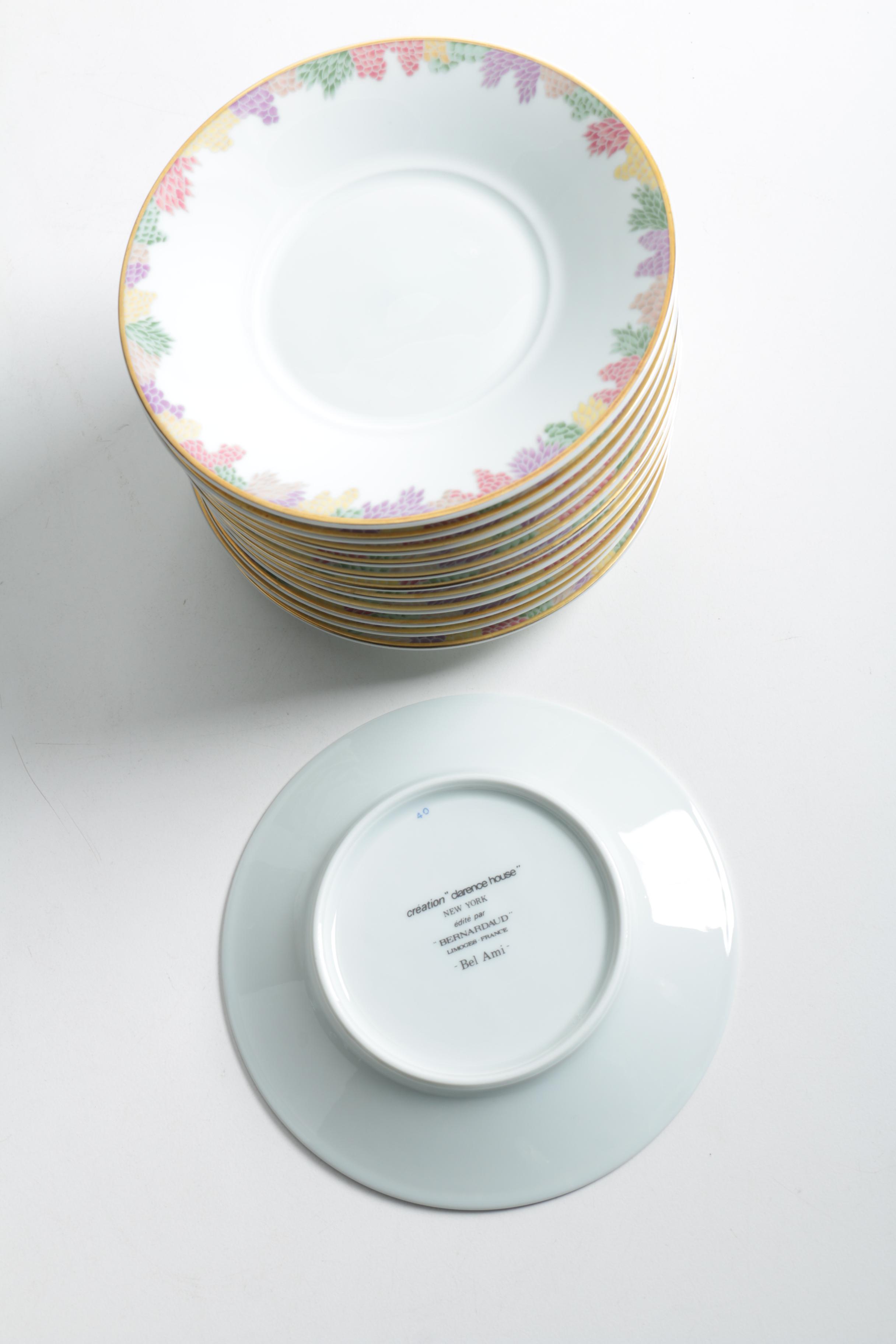 Bernardaud Limoges "Bel Ami" Porcelain Tableware