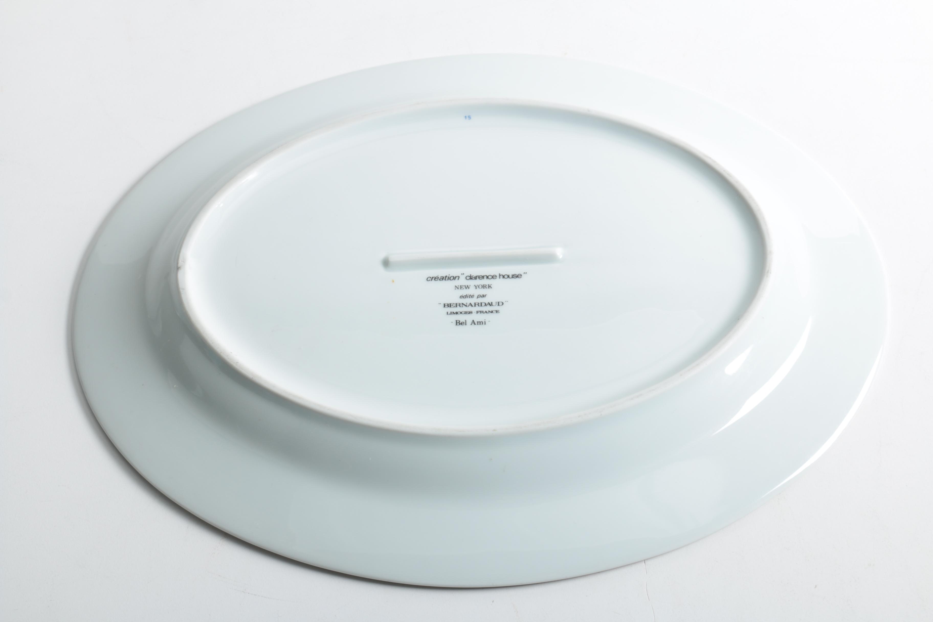 Bernardaud Limoges "Bel Ami" Porcelain Tableware