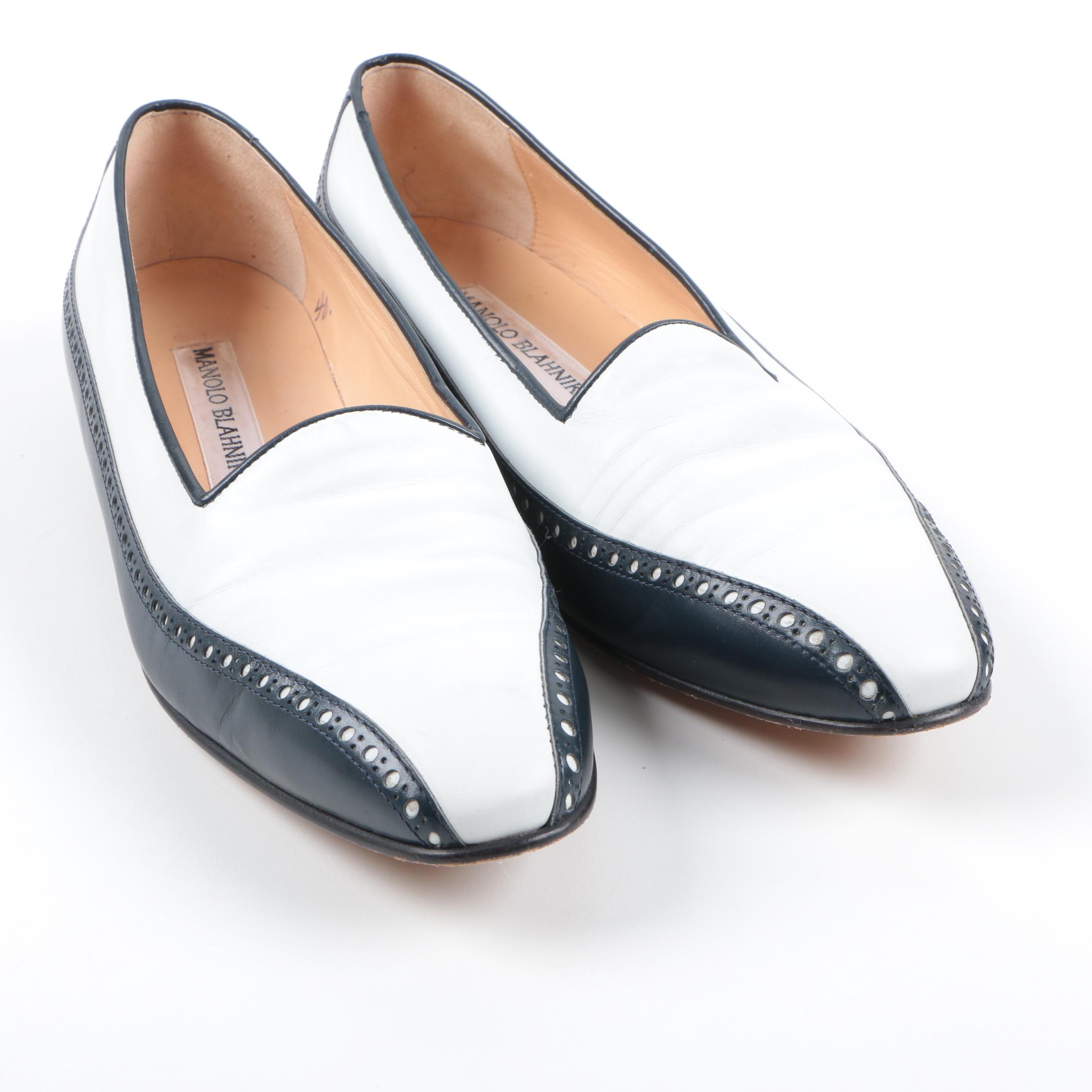 Manolo Blahnik Spectator Loafers