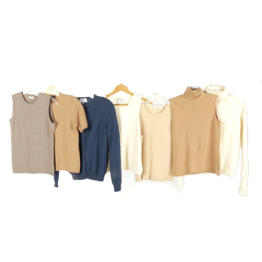 Women's Cashmere Sweaters Including Brooks Brothers
