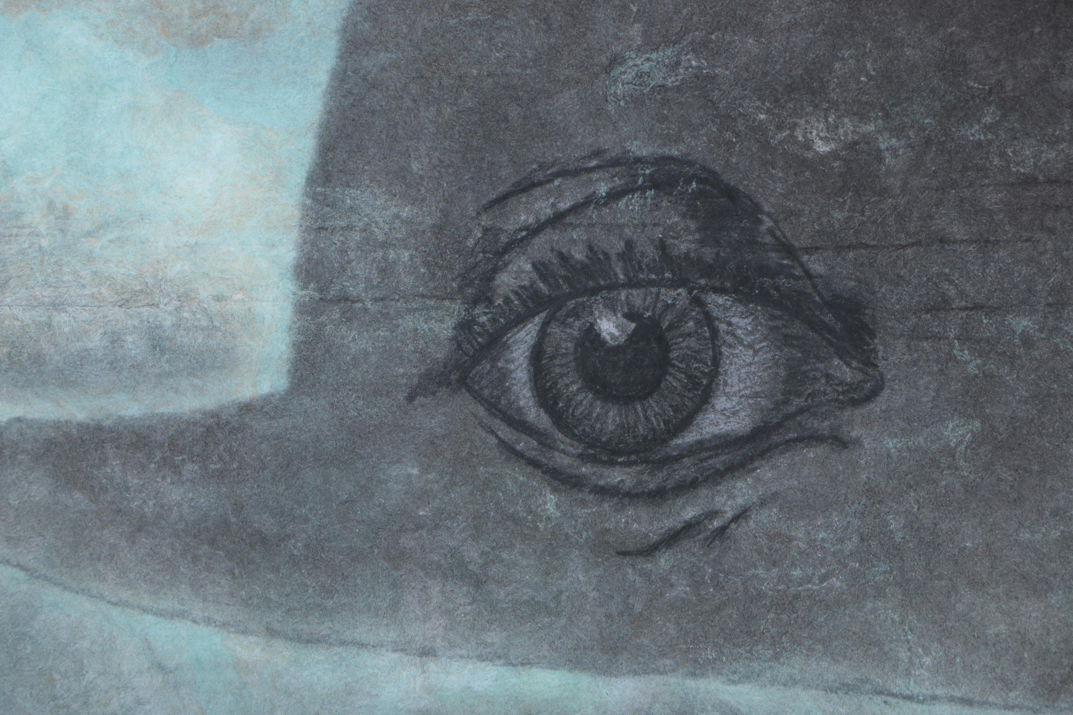 Audrey Niffenegger Mixed Media Artwork "Hat Ghost"