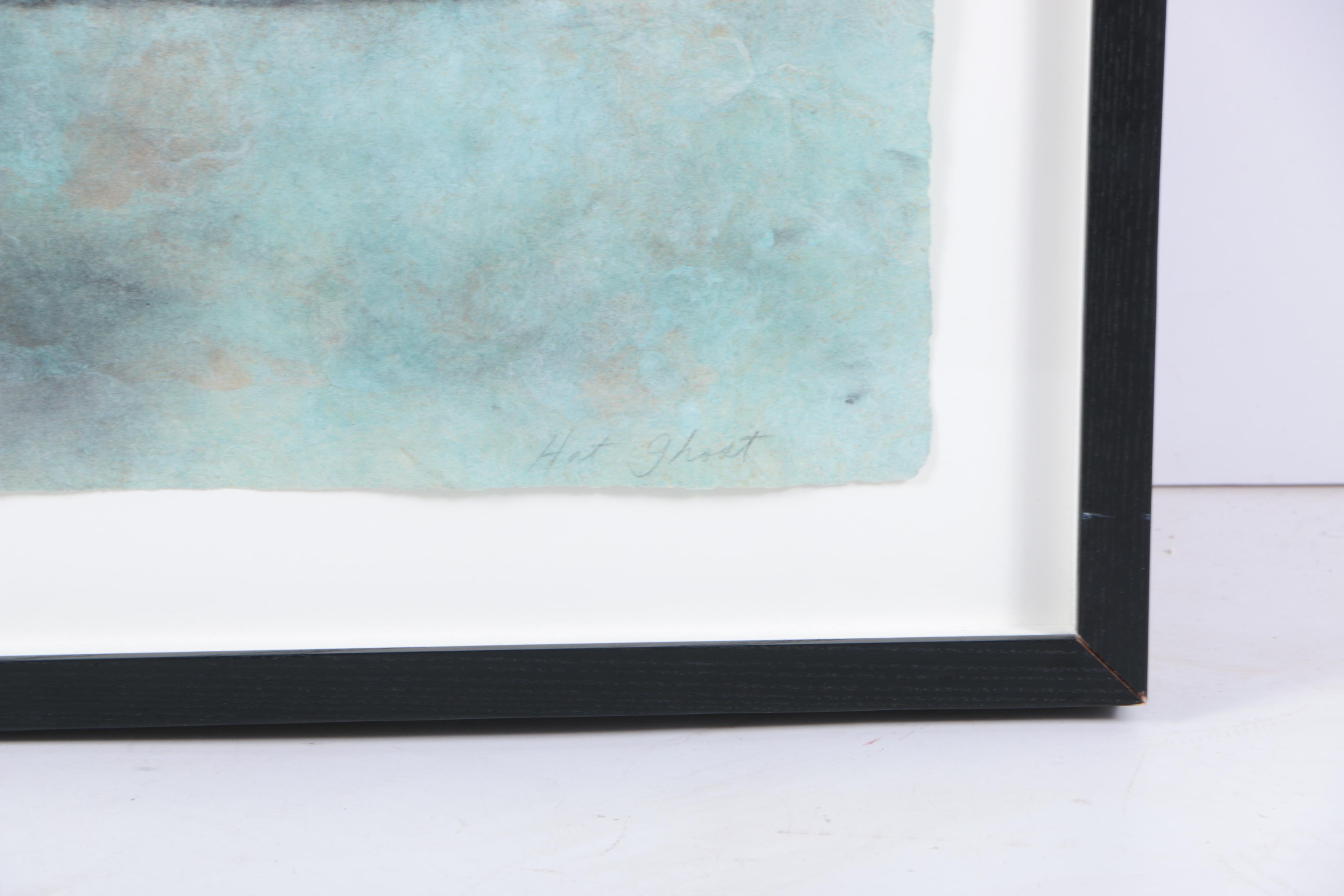 Audrey Niffenegger Mixed Media Artwork "Hat Ghost"