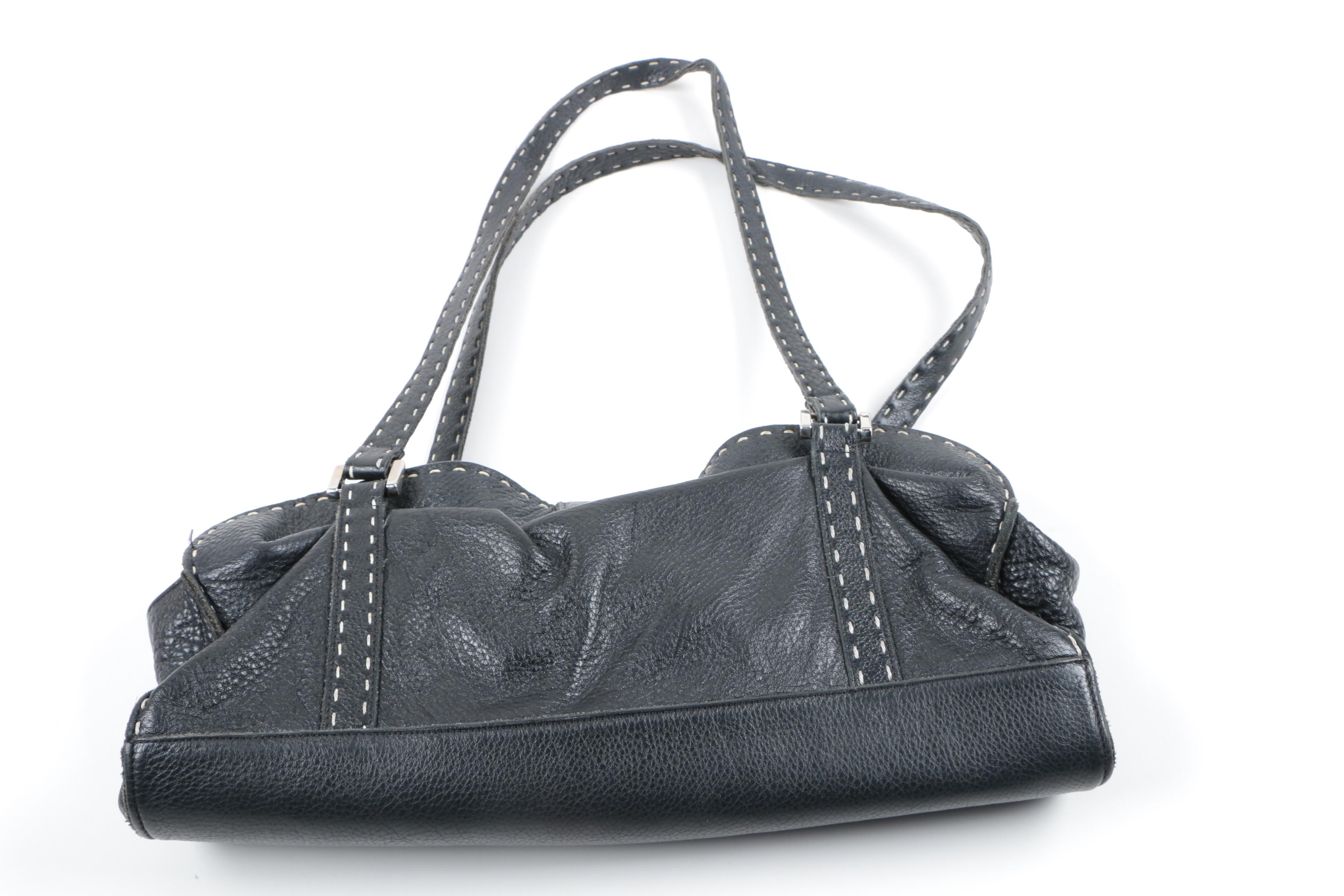 Leather Handbags Including Carla Mancini