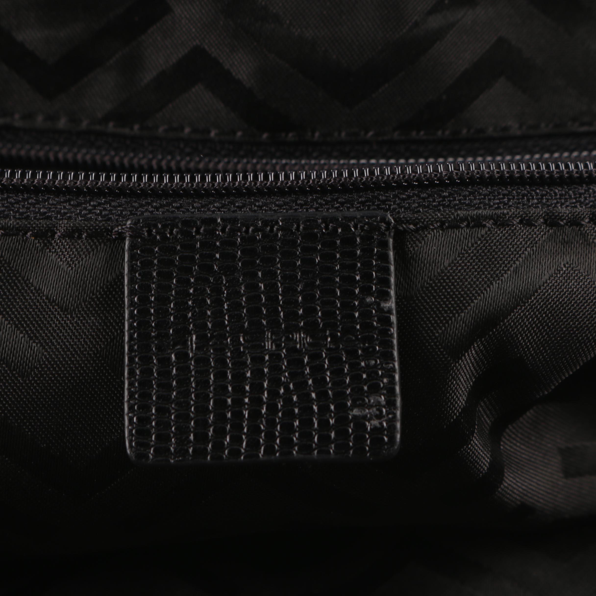 Via Spiga Black Leather Handbag