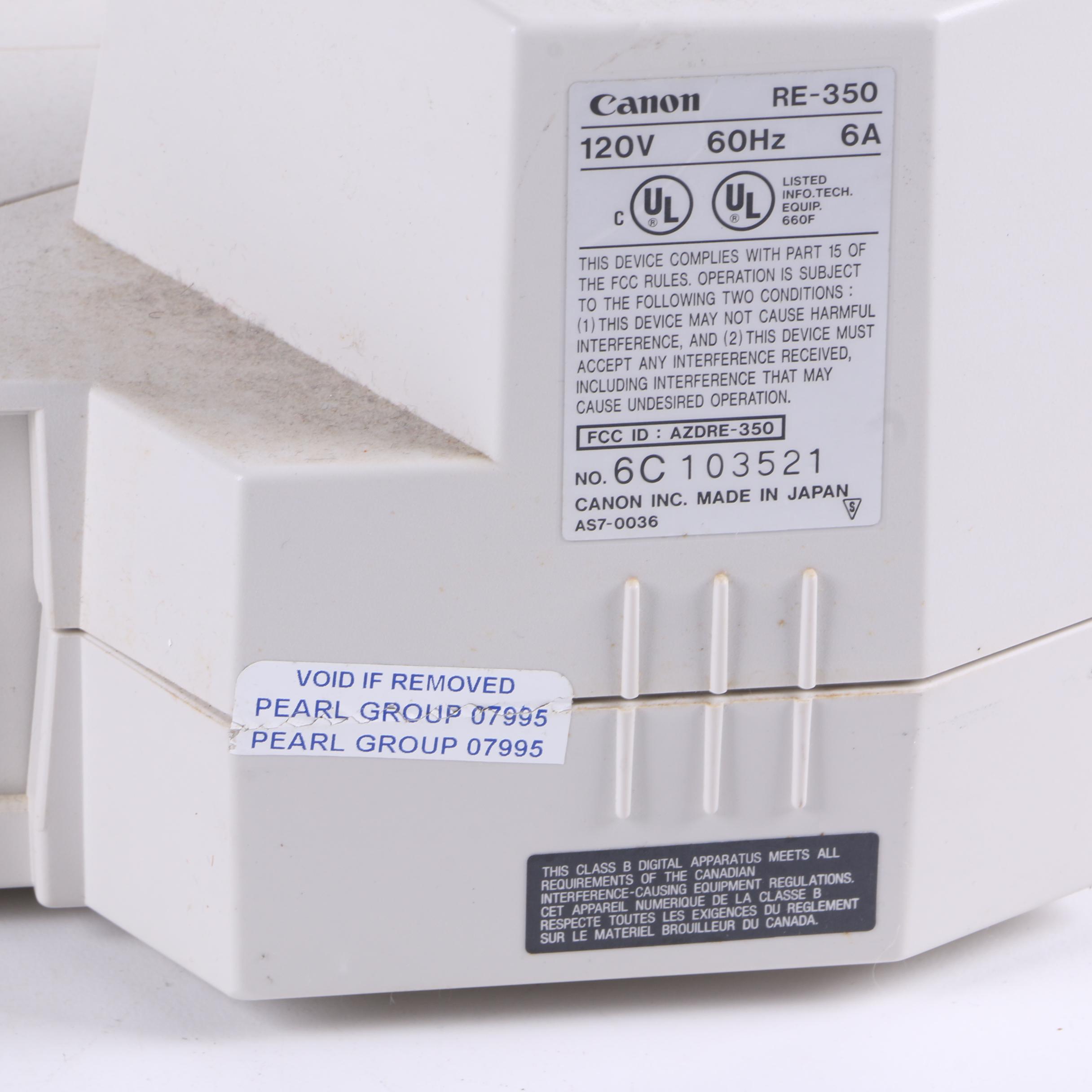 Canon RE-350 Video Visualizer