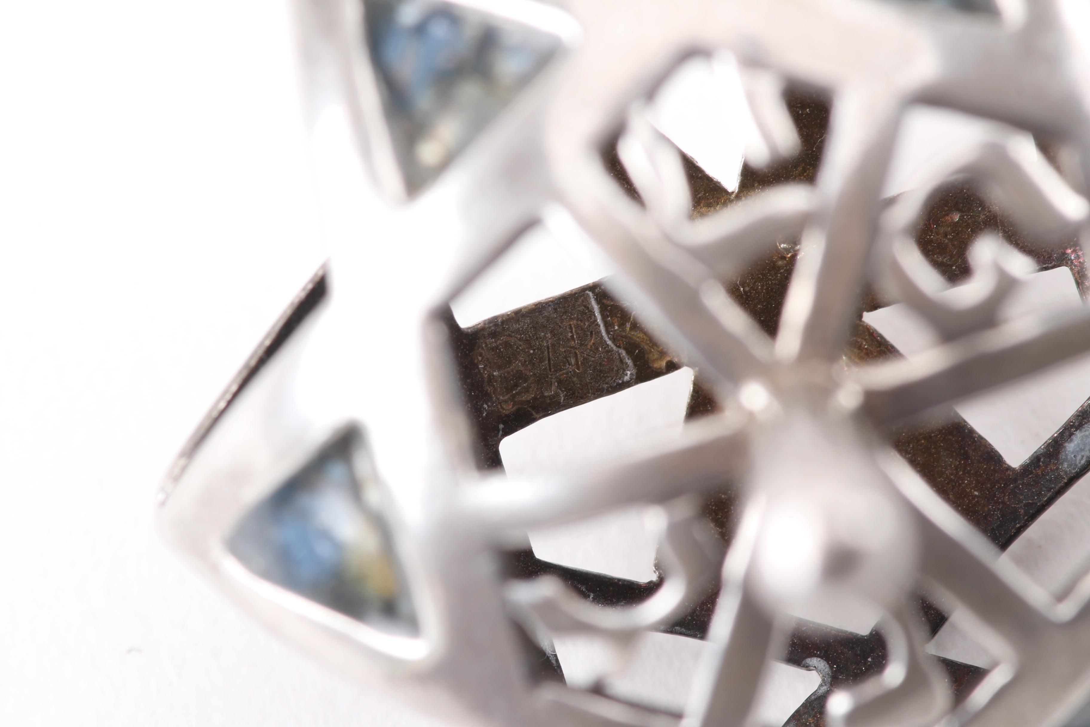 Sterling Silver Star of David Dreidel