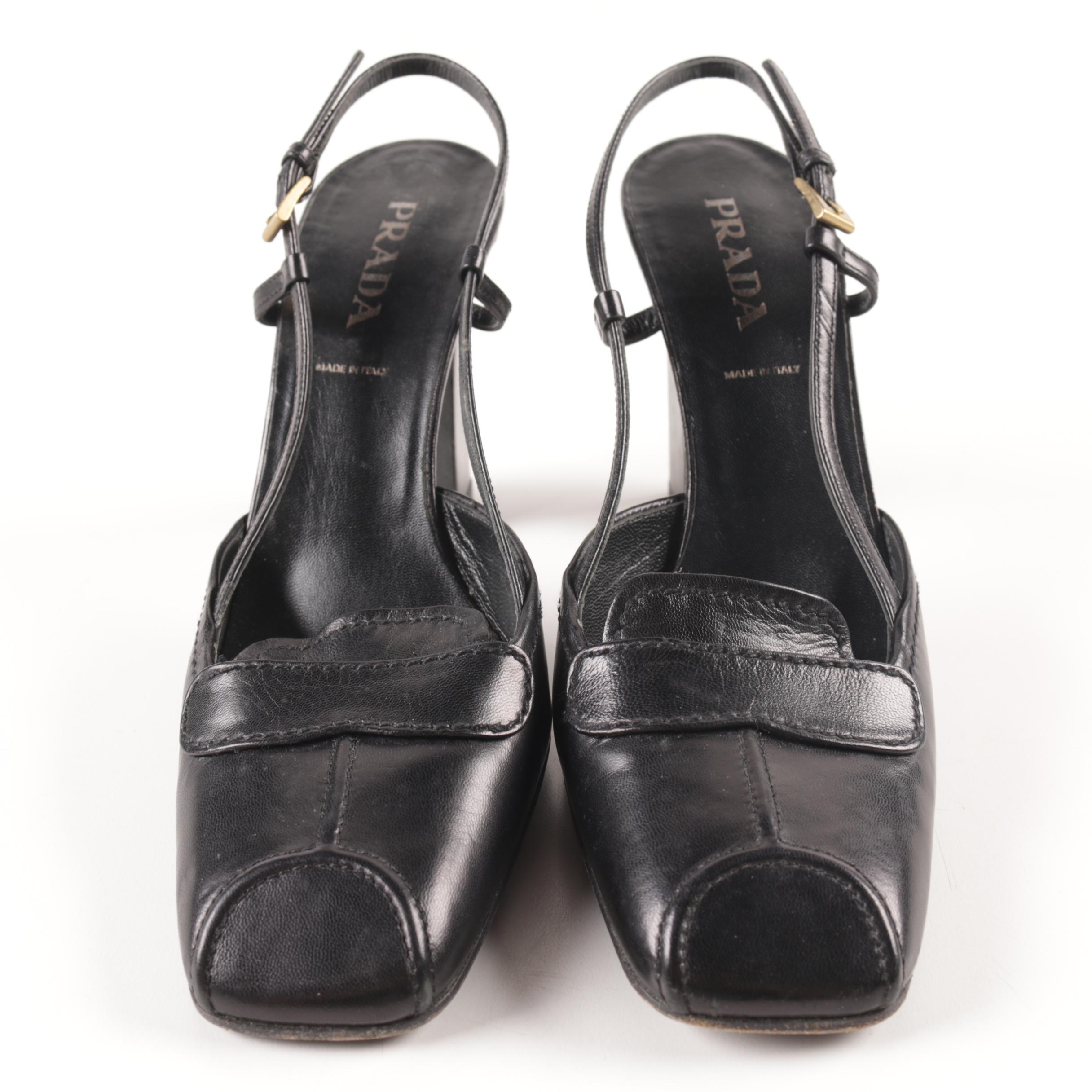 Prada Slingback Heels