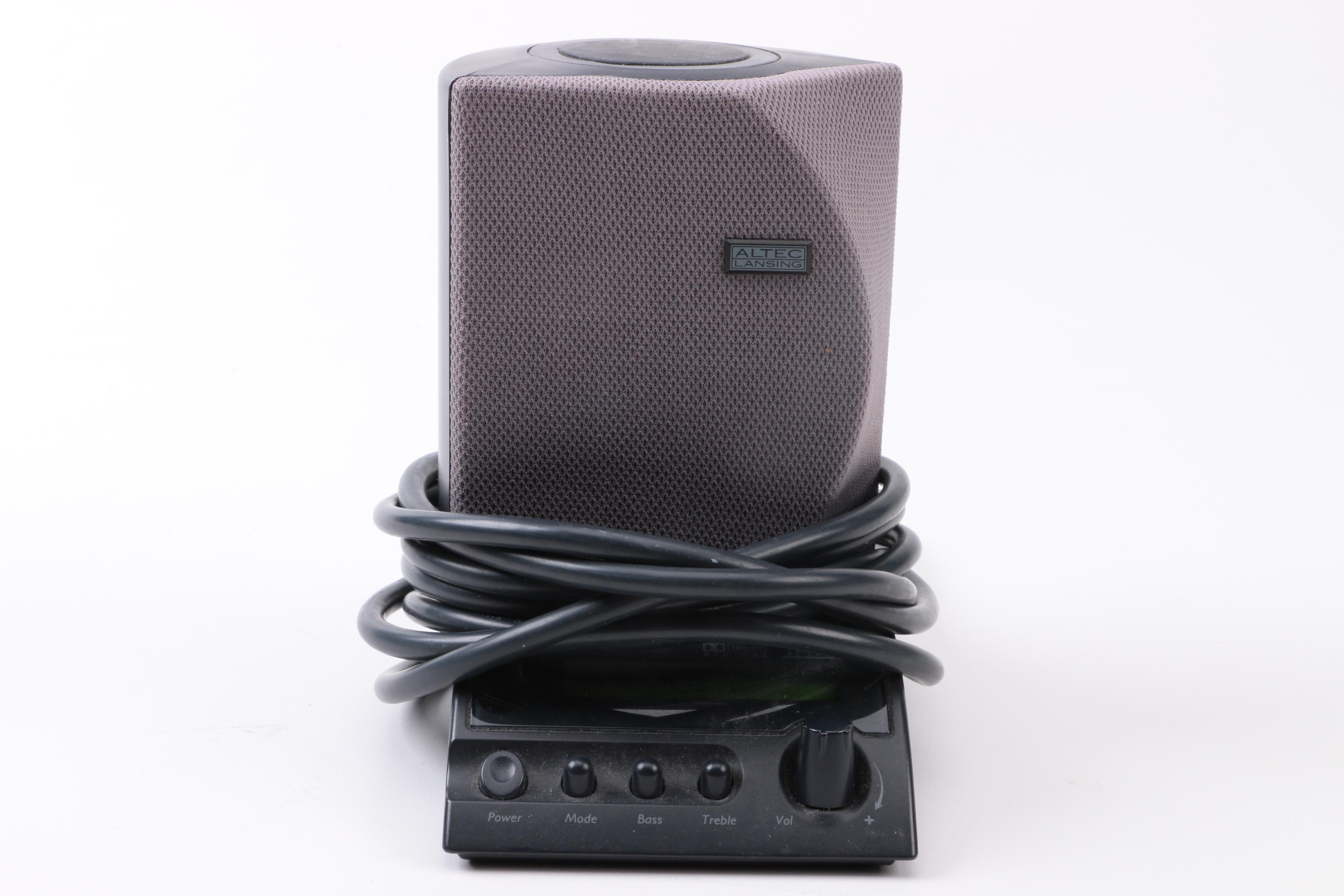 Altec Lansing Subwoofer and Four Speakers