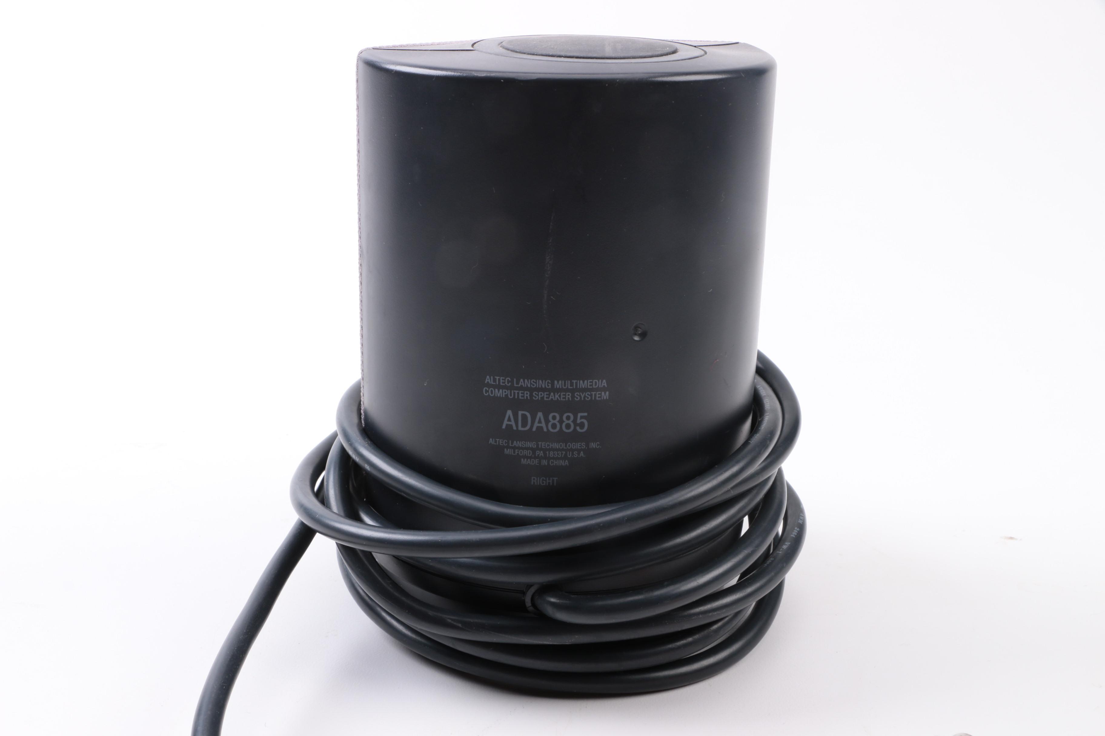 Altec Lansing Subwoofer and Four Speakers