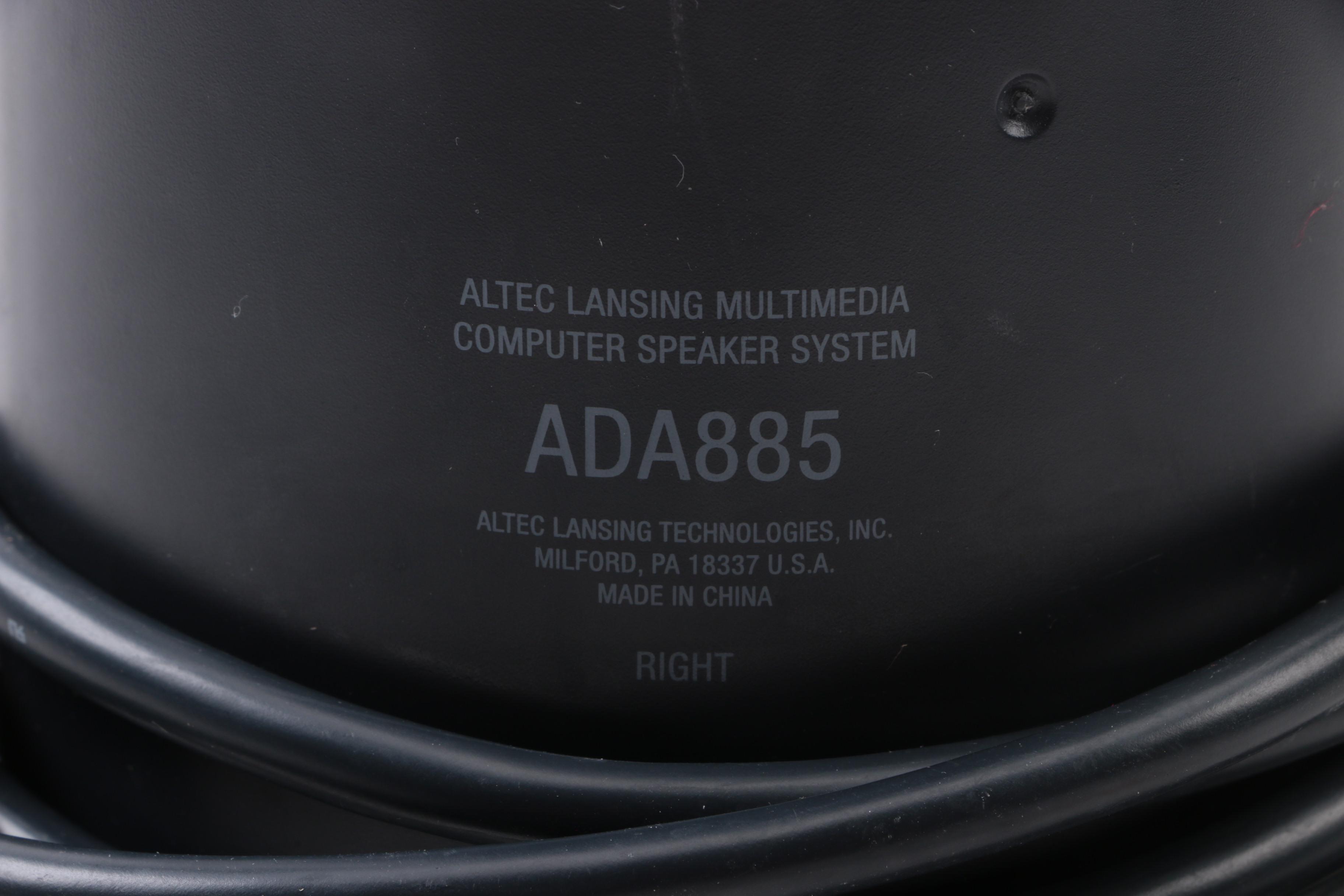 Altec Lansing Subwoofer and Four Speakers