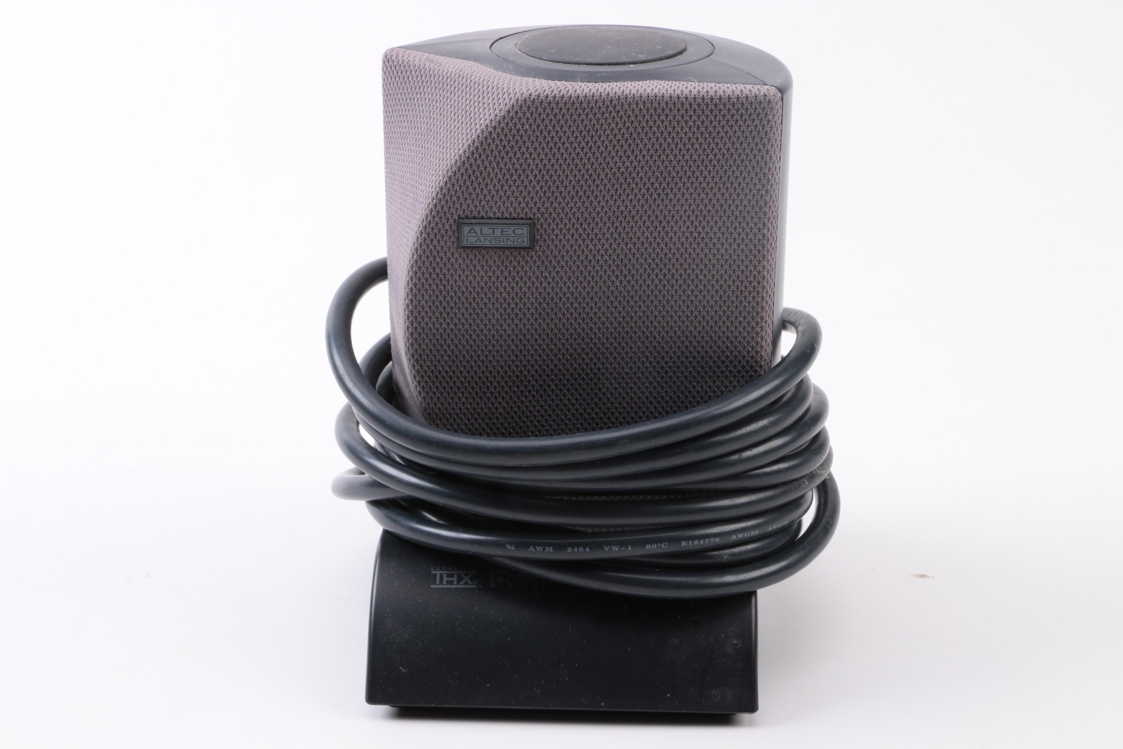 Altec Lansing Subwoofer and Four Speakers