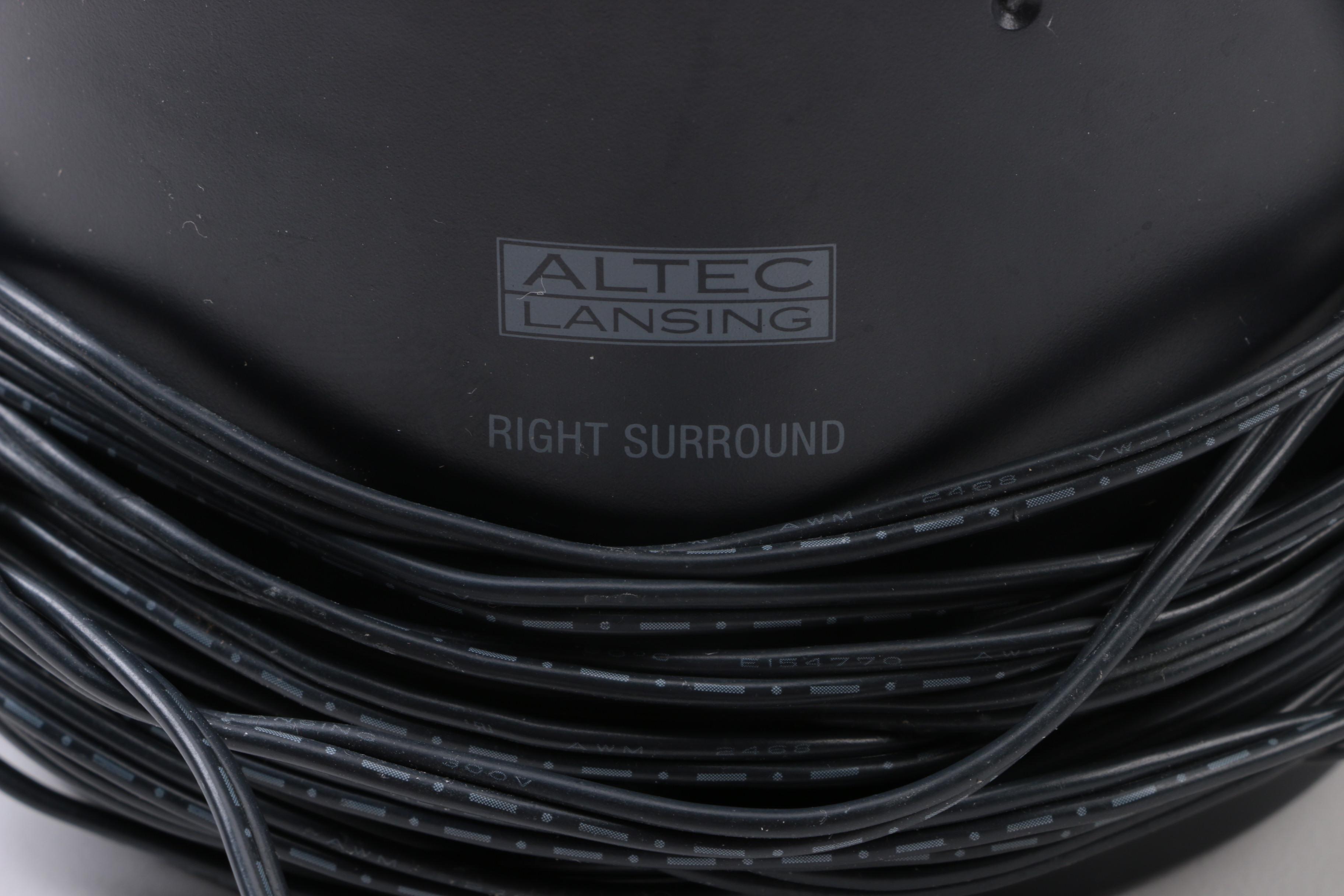 Altec Lansing Subwoofer and Four Speakers