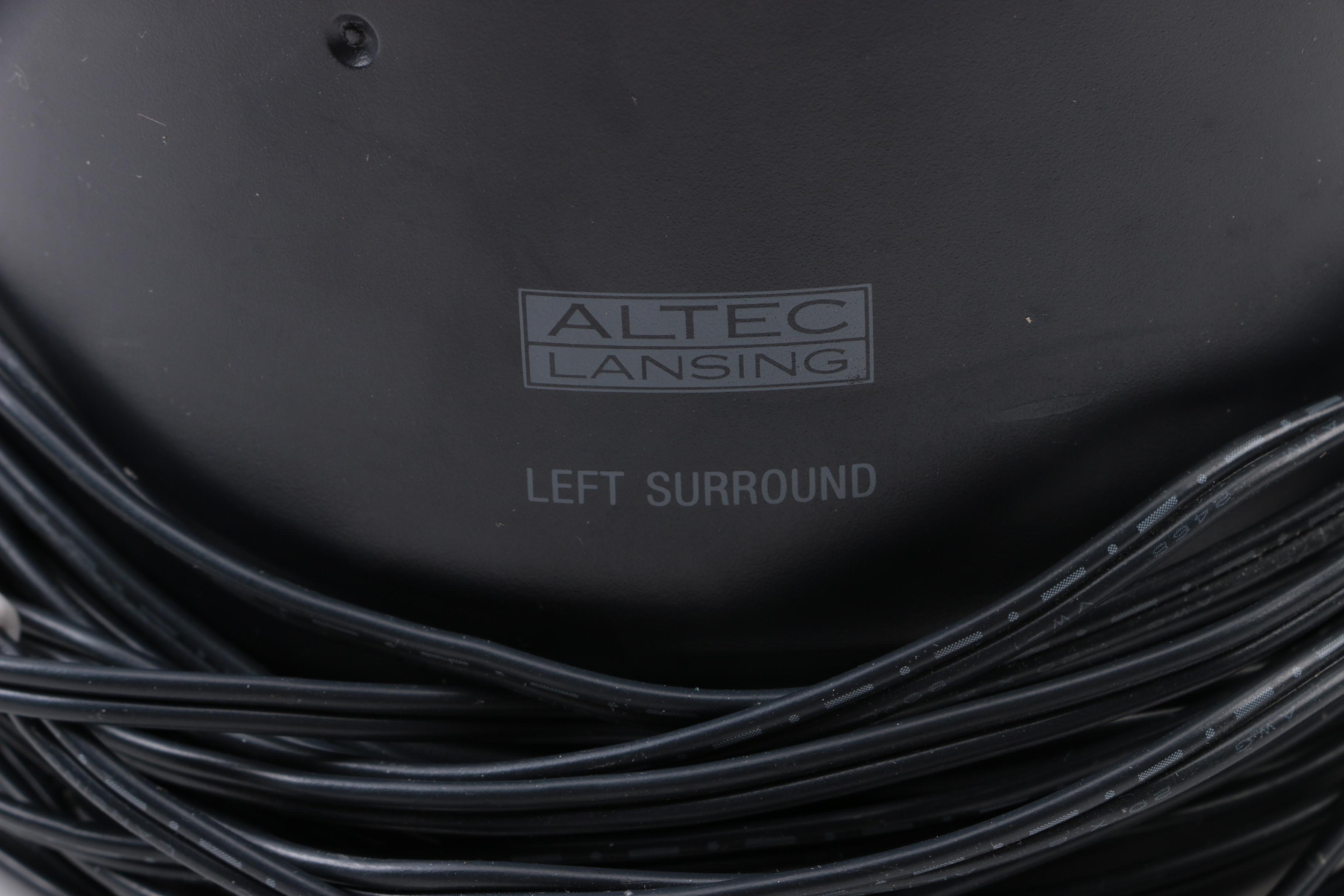 Altec Lansing Subwoofer and Four Speakers