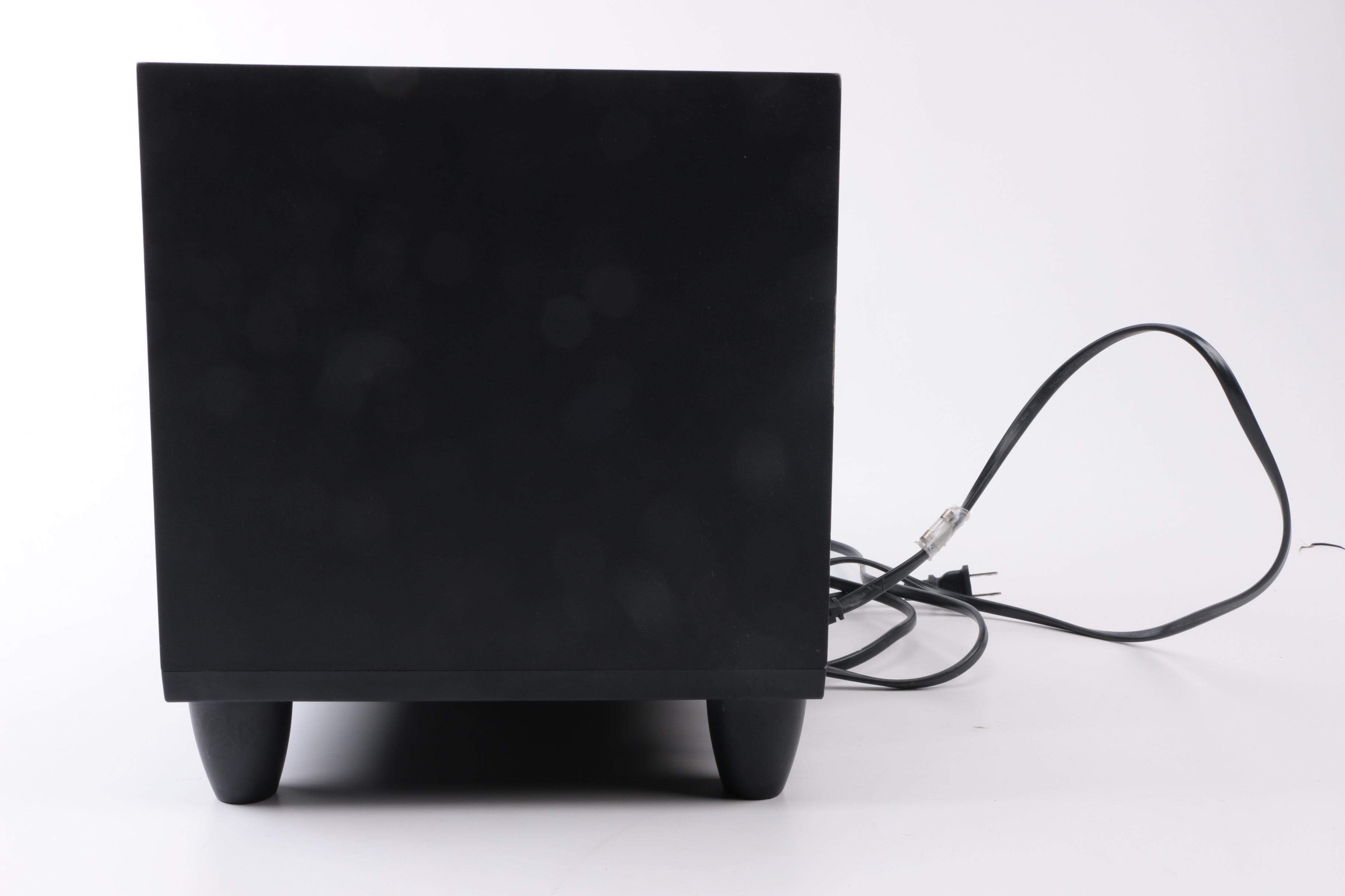 Altec Lansing Subwoofer and Four Speakers