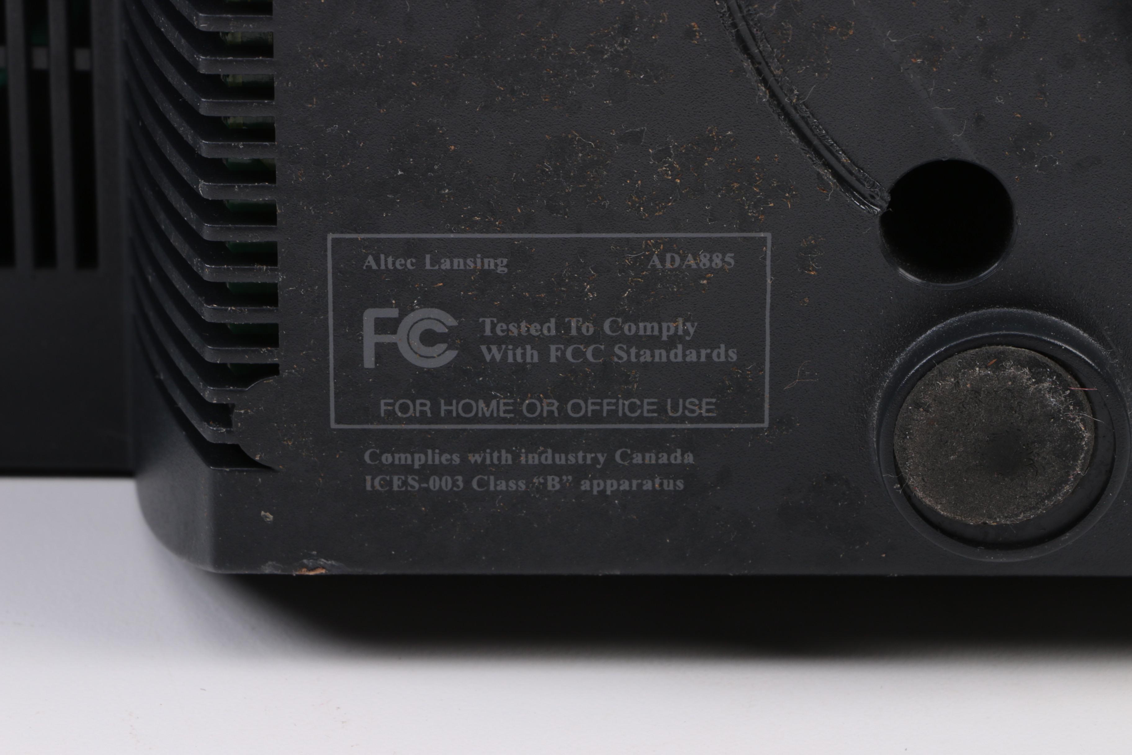 Altec Lansing Subwoofer and Four Speakers