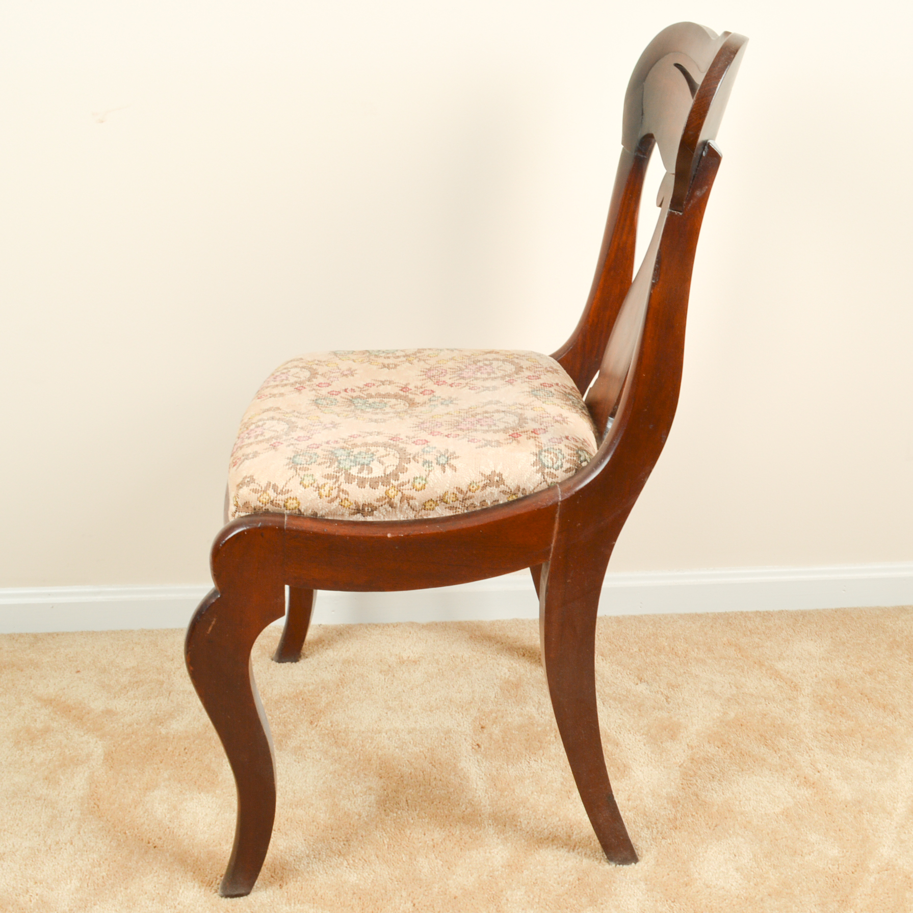 Antique Late Empire Mahogany Dining Chairs