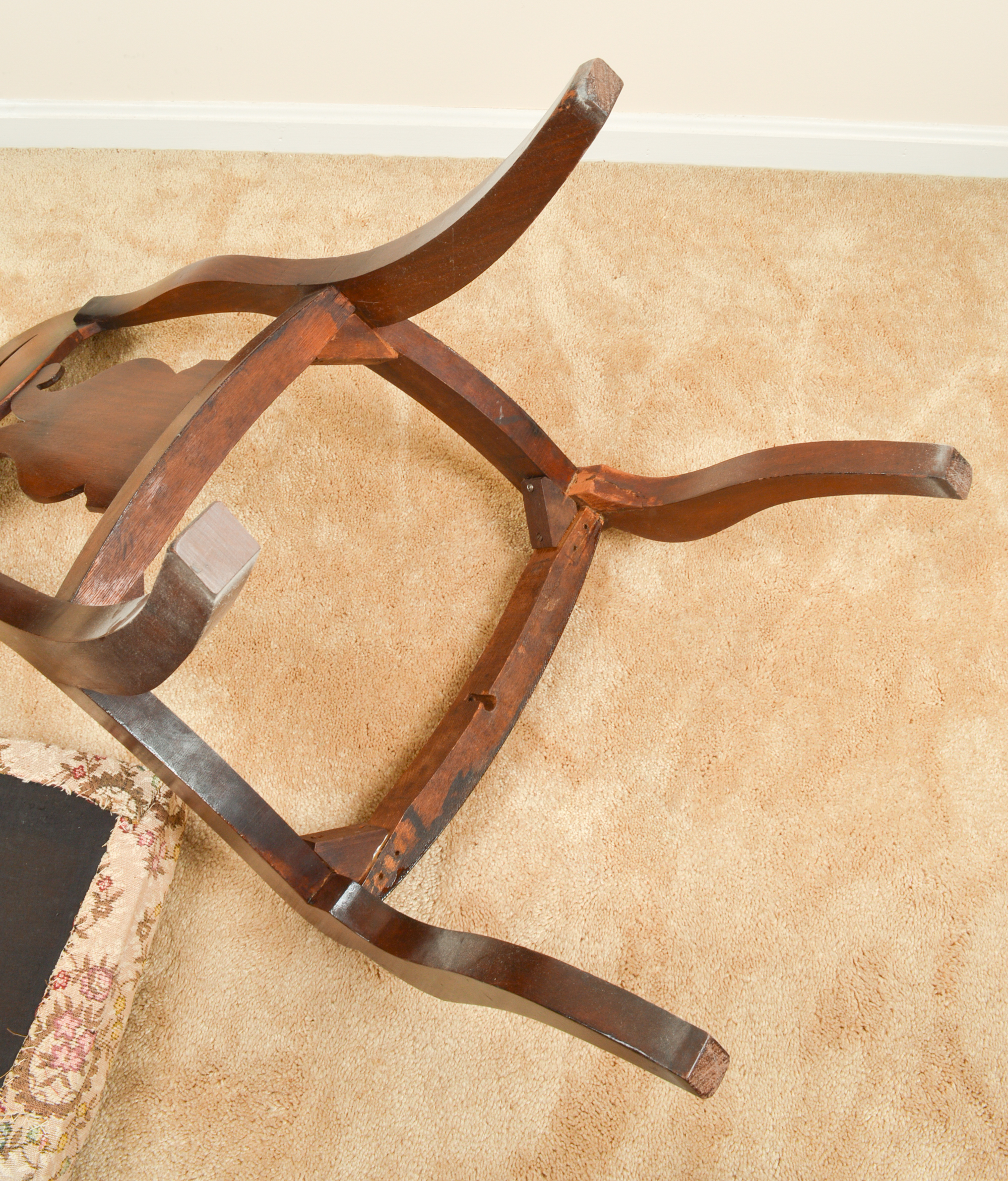 Antique Late Empire Mahogany Dining Chairs