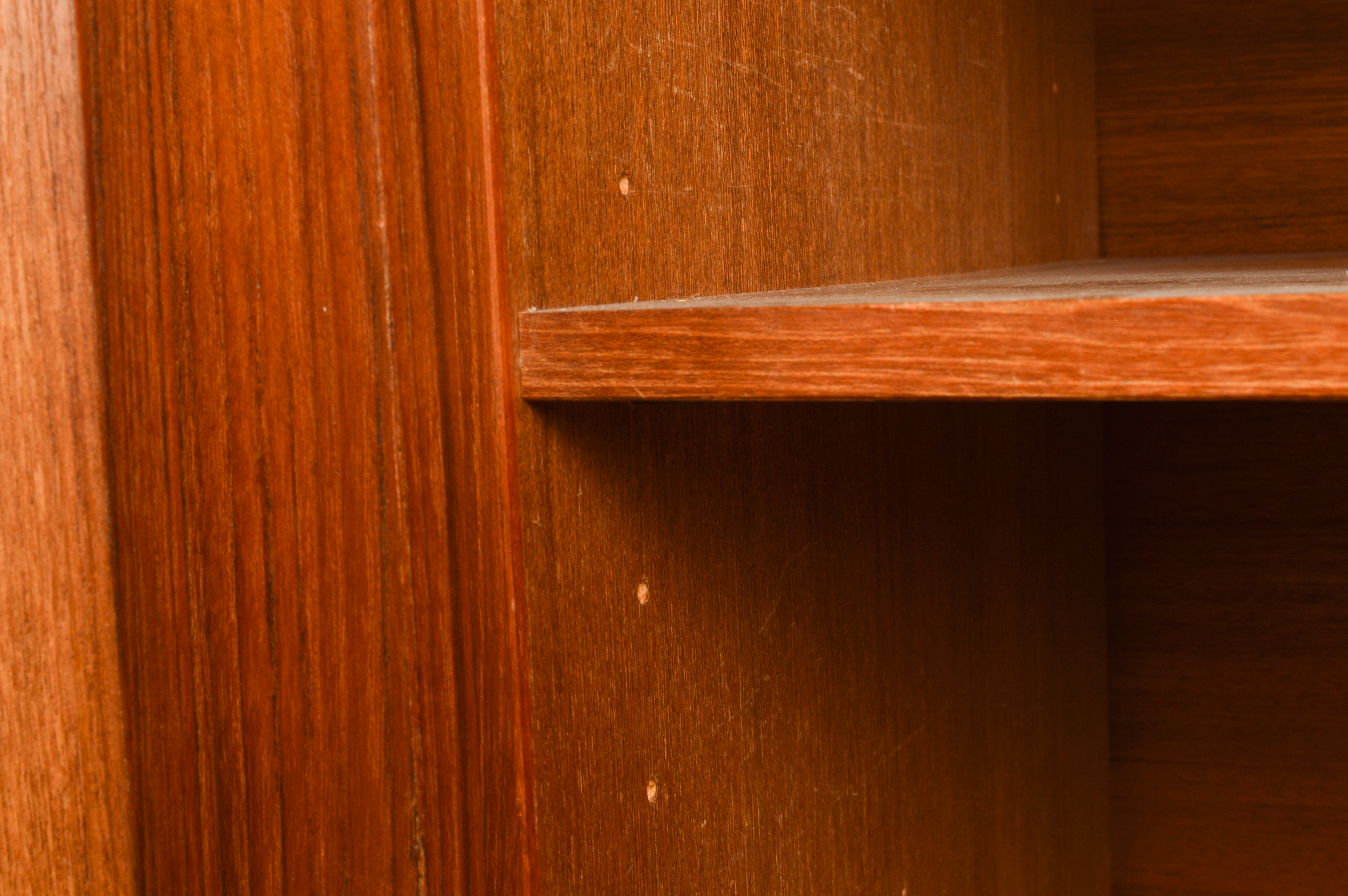 Danish Modern Brostrum Design Teak Buffet With Floating Hutch