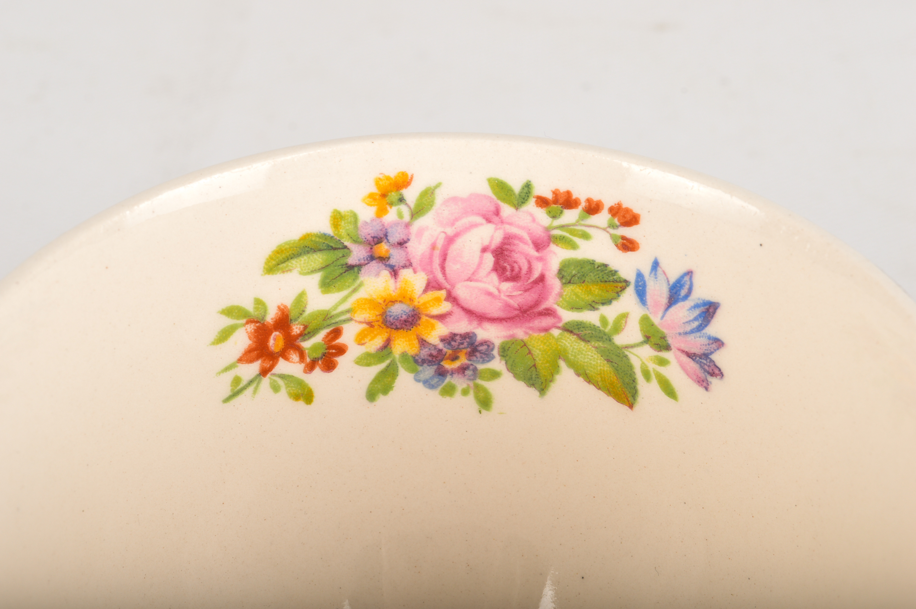 Johnson Brothers Old Chelsea China and Silver Plate Tray