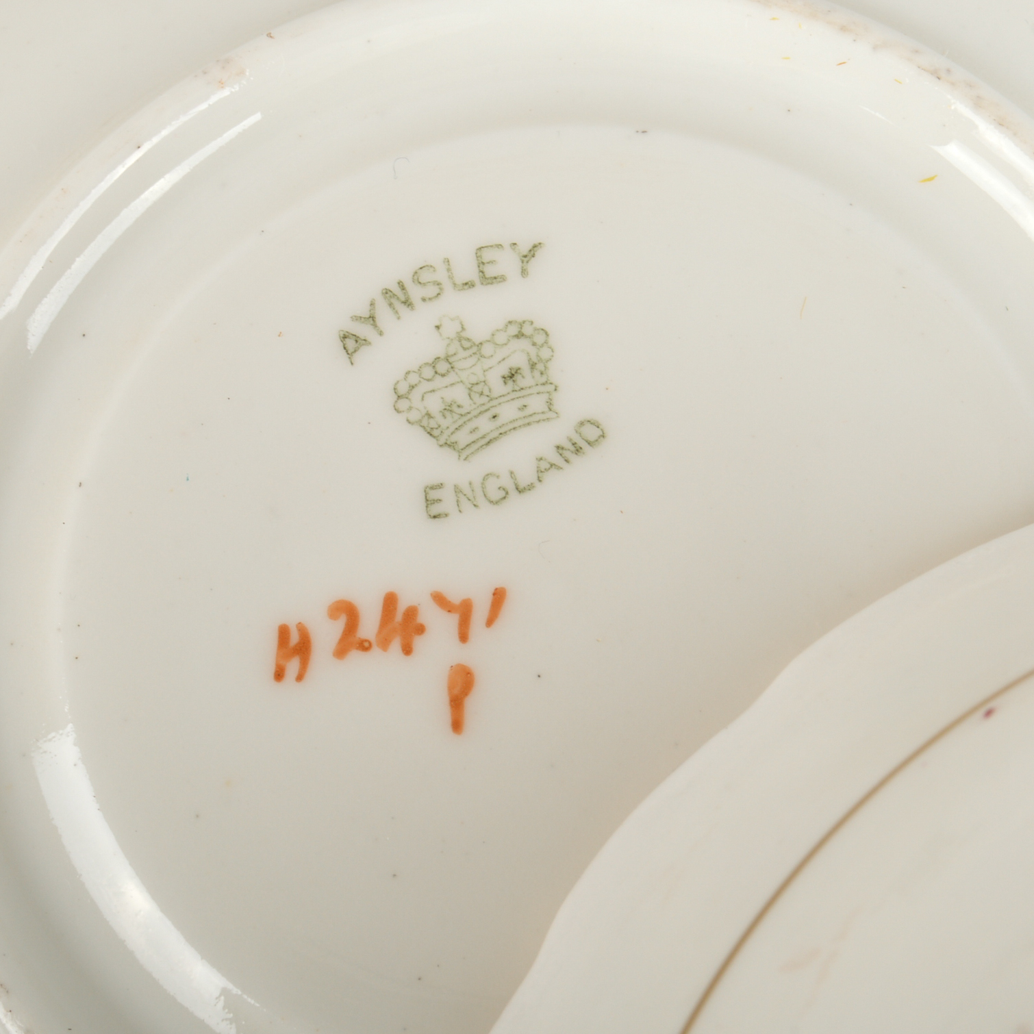 1940s Era English Fine Bone China Teacups and Saucers including Royal Albert