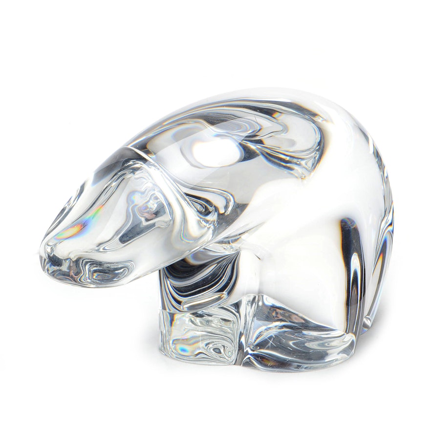 Steuben Crystal Polar Bear