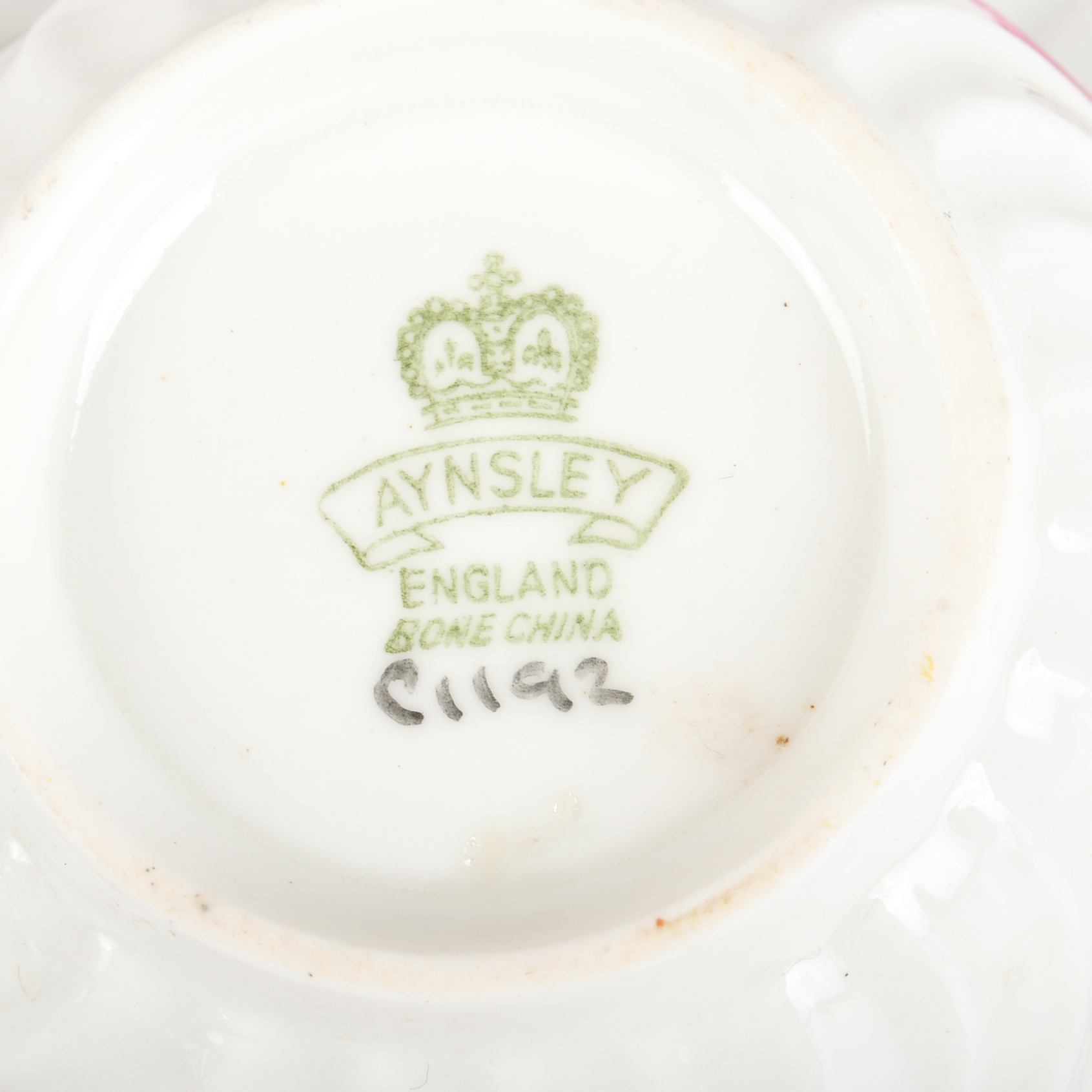 1940s Era Fine Bone China Teacups and Saucers including Aynsley