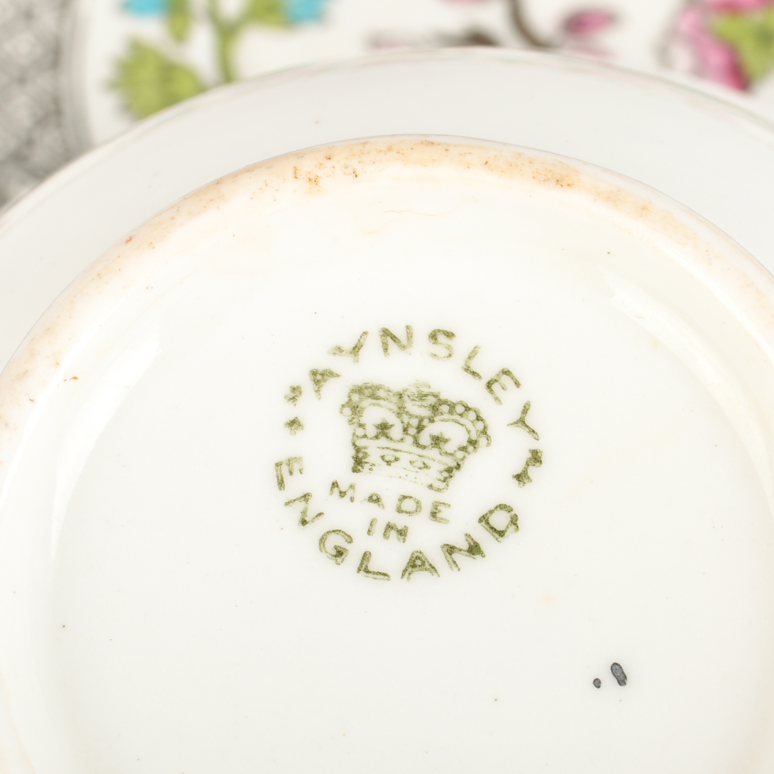 1940s Era Fine Bone China Teacups and Saucers including Aynsley