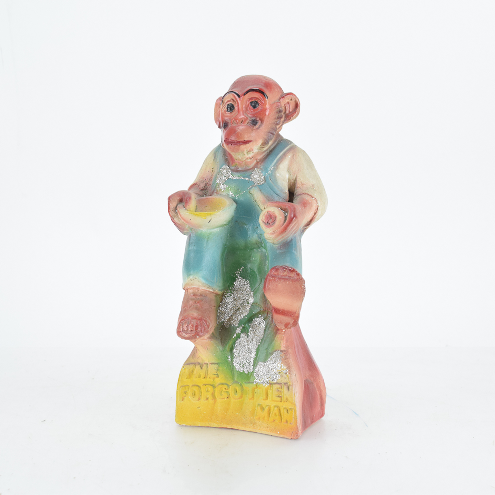 Vintage Ceramic Figurines with Glitter Accents