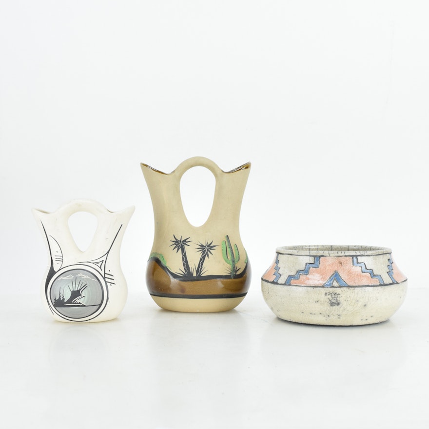 Southwestern Style Pottery Vases