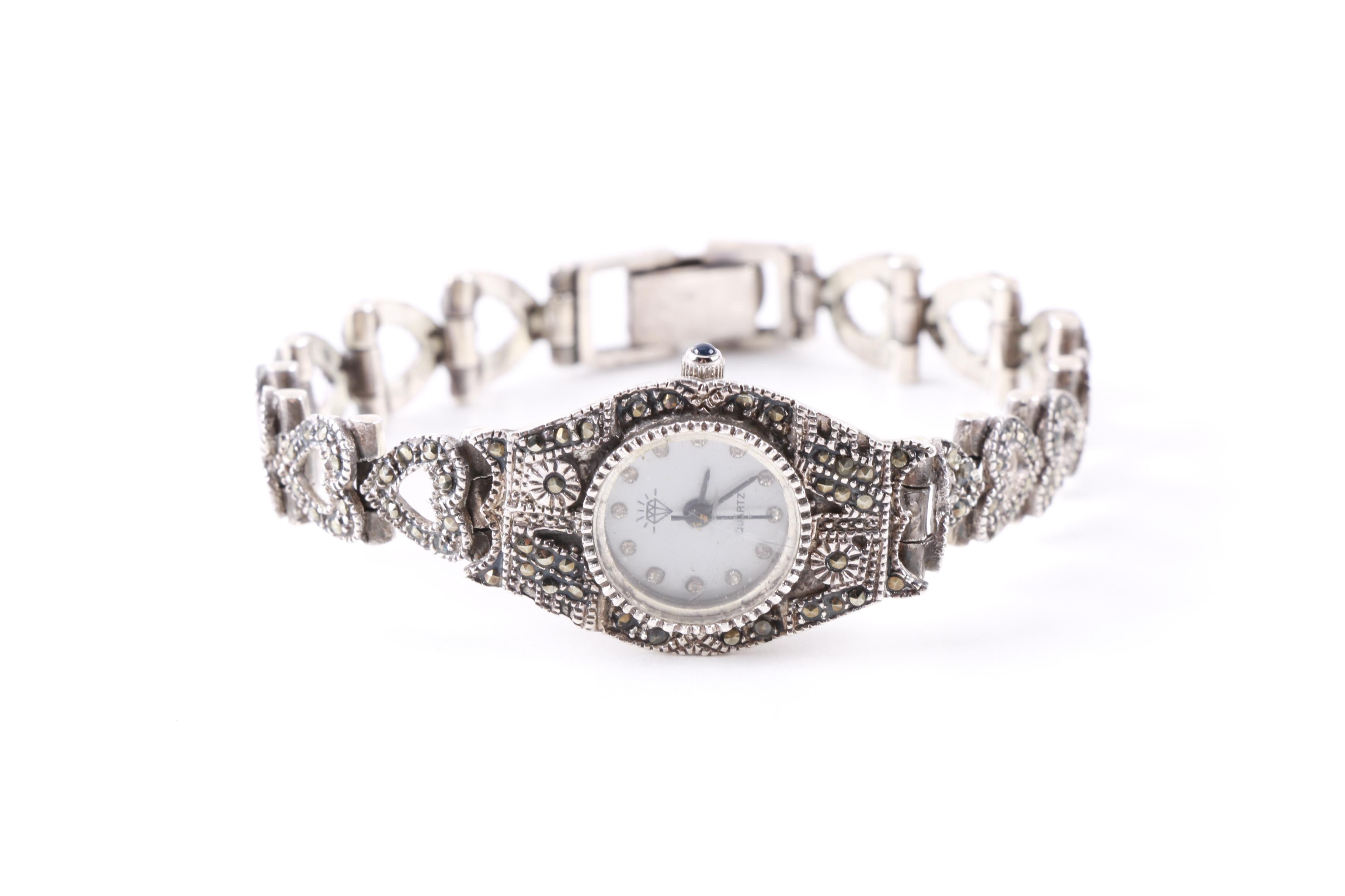 PRIORITY-Pair of Vintage Sterling Silver Watches