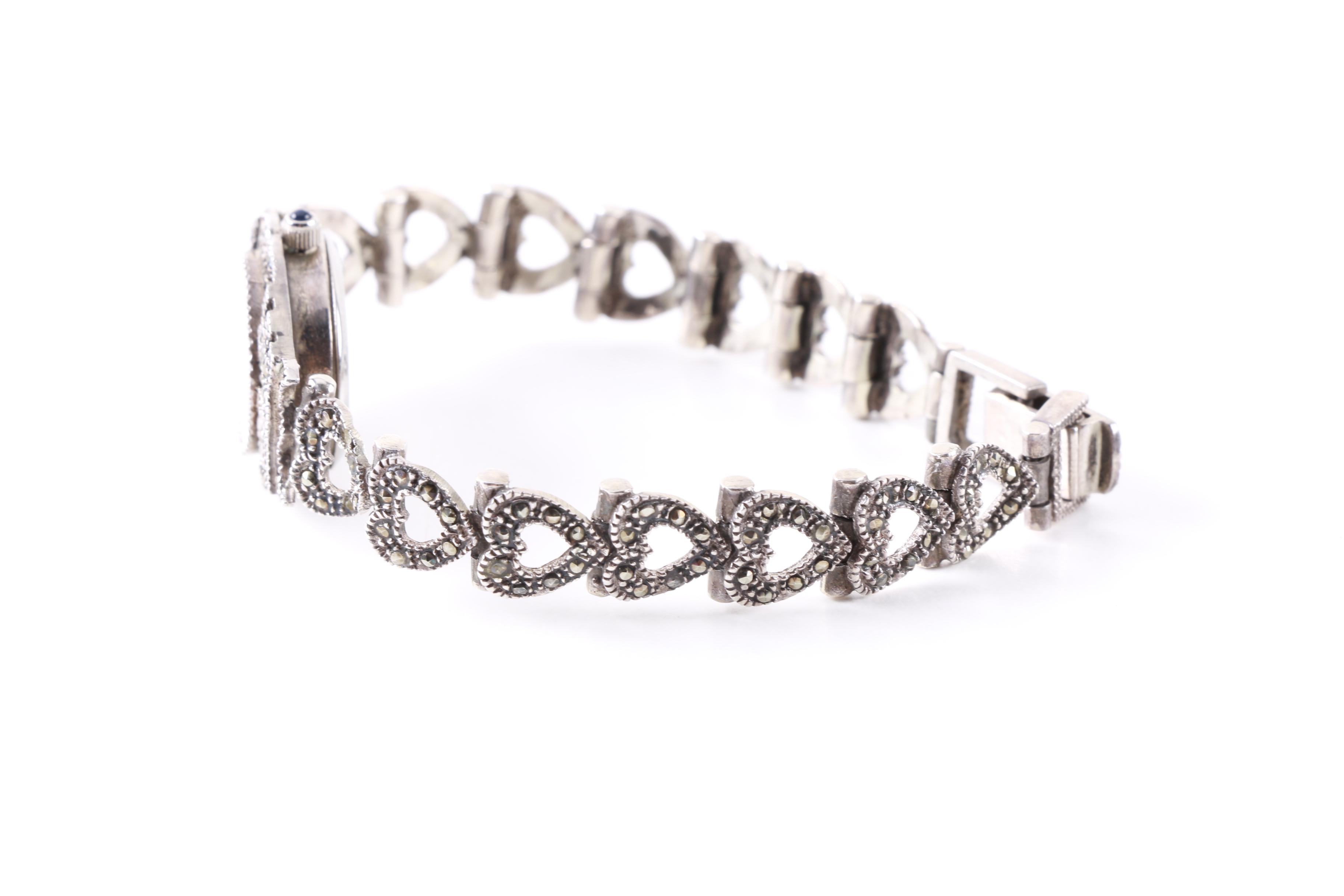 PRIORITY-Pair of Vintage Sterling Silver Watches