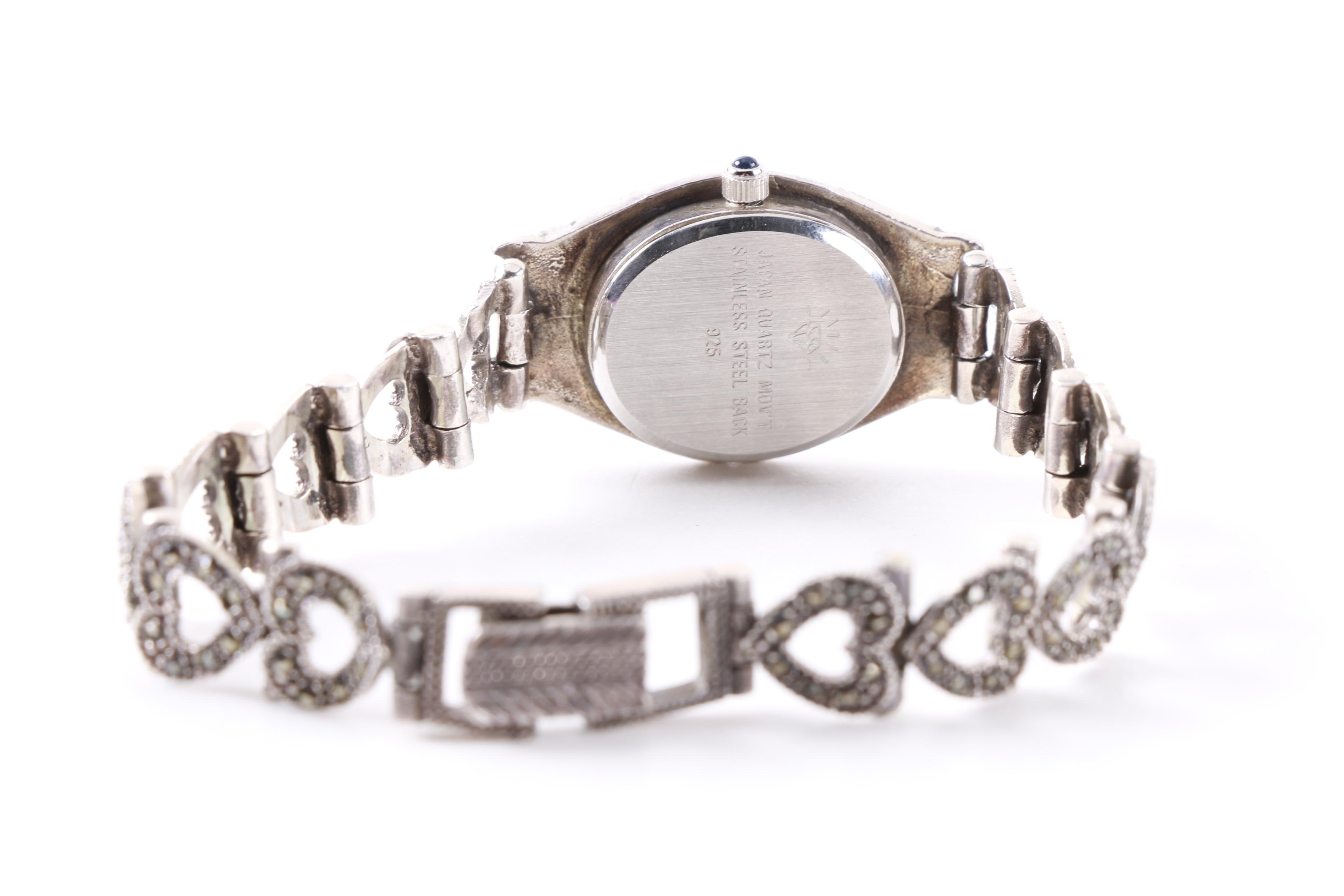 PRIORITY-Pair of Vintage Sterling Silver Watches