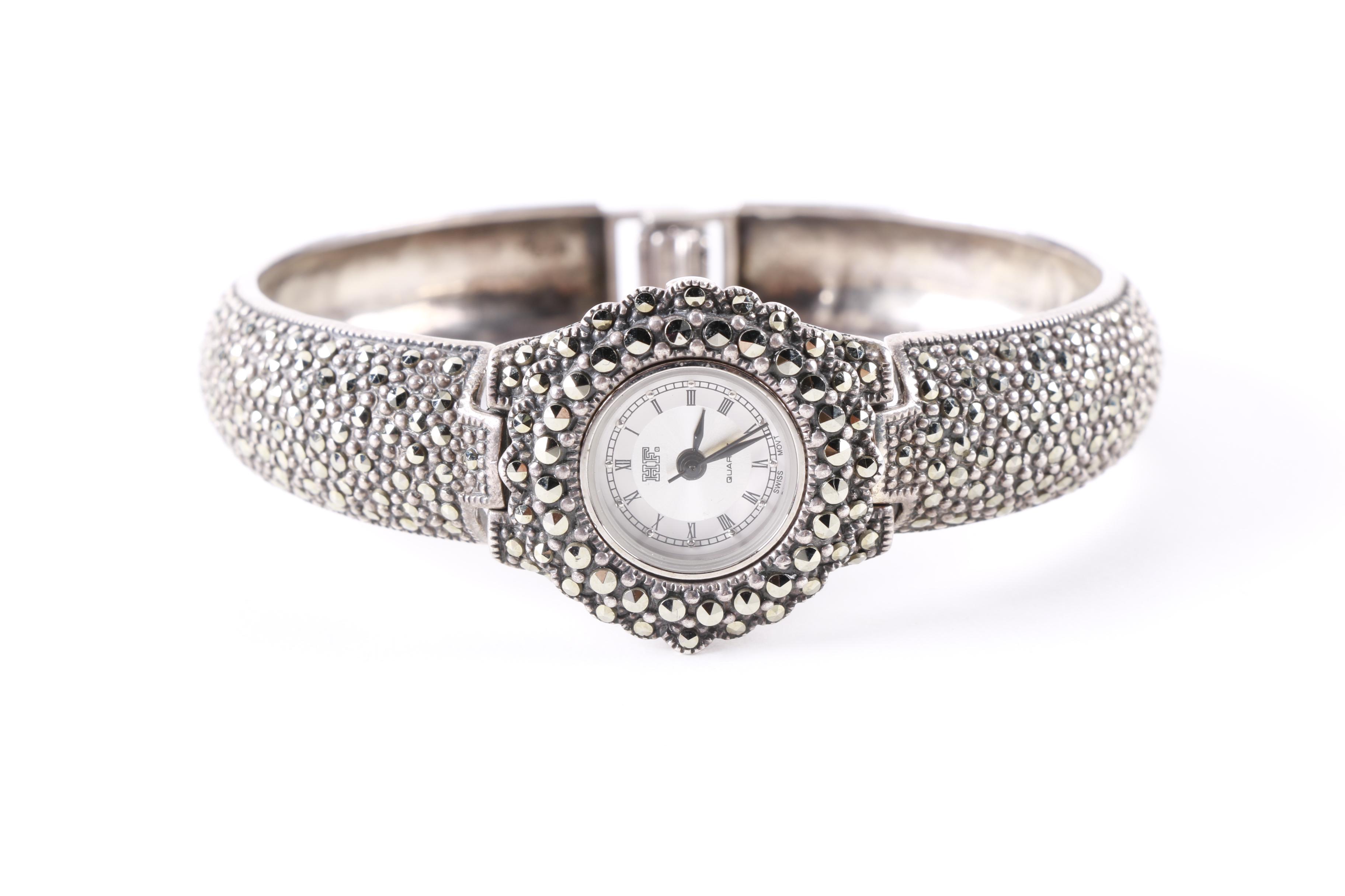 PRIORITY-Pair of Vintage Sterling Silver Watches