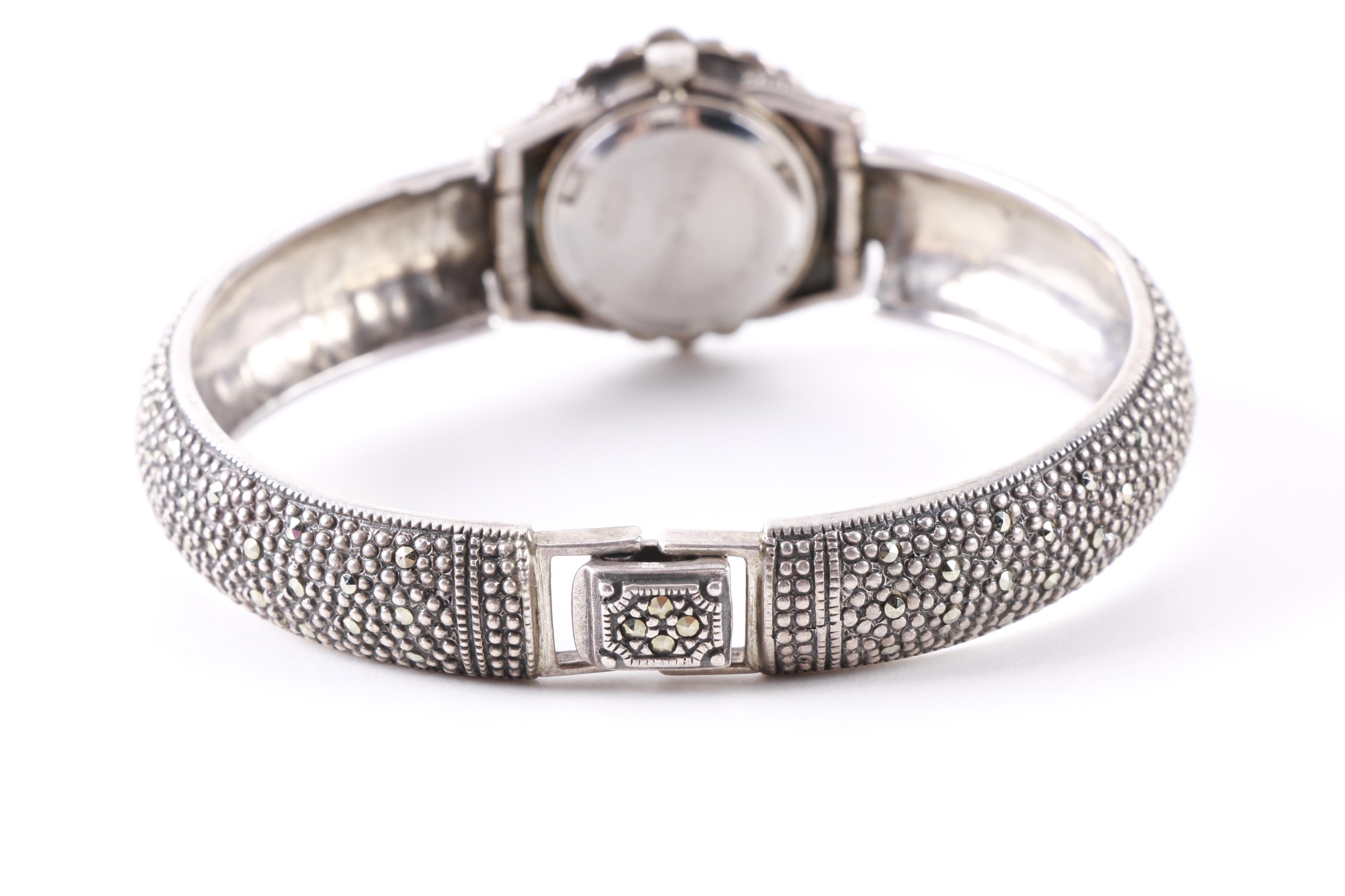 PRIORITY-Pair of Vintage Sterling Silver Watches