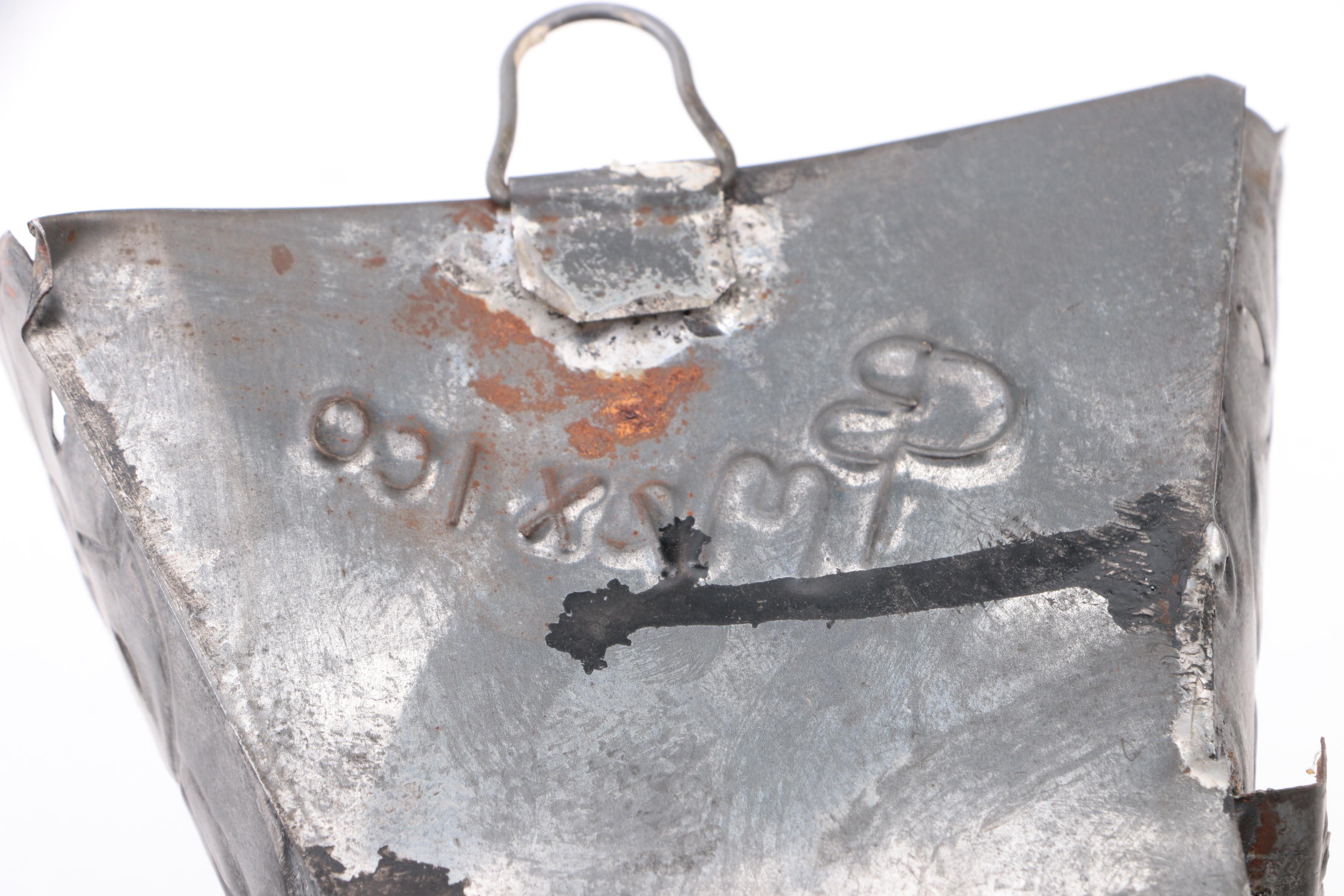 Pair of Tin and Glass Decorative Candle Scones