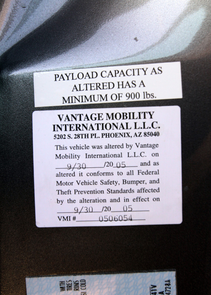 2006 Ford Freestar SEL VMI Wheelchair Ramp Conversion Minivan