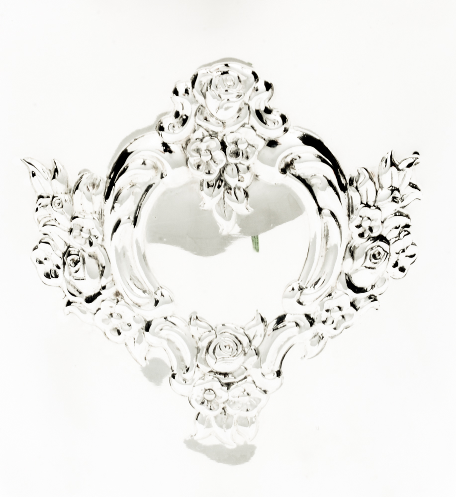 International Silver Co. "Du Barry" Chased Silver Plate Water Goblets