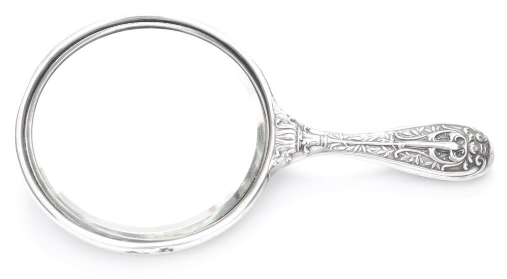 Antique Mauser Manufacturing Co. Sterling Silver Hand Mirror