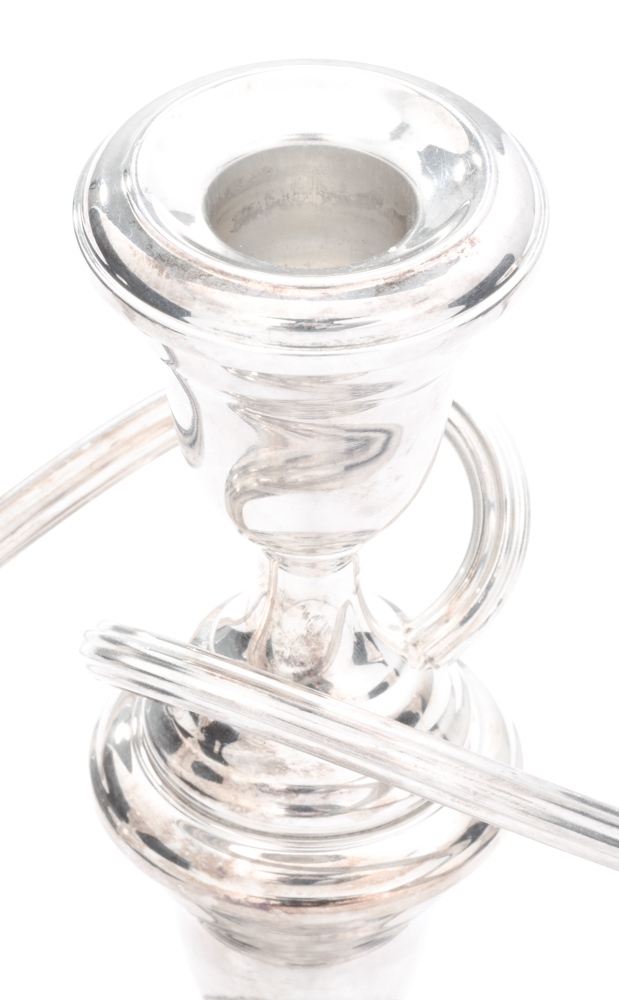 Gorham Weighted Sterling Candelabrum and Candleholders