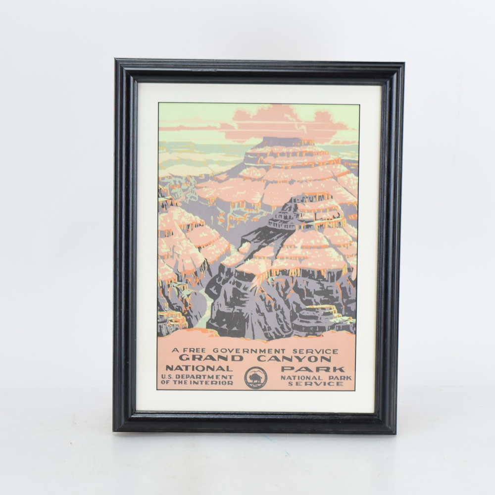 Reproduction Print Poster for the Grand Canyon National Park