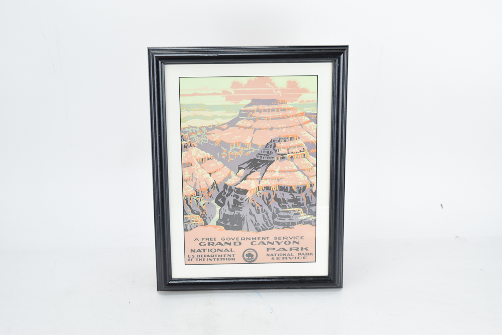 Reproduction Print Poster for the Grand Canyon National Park