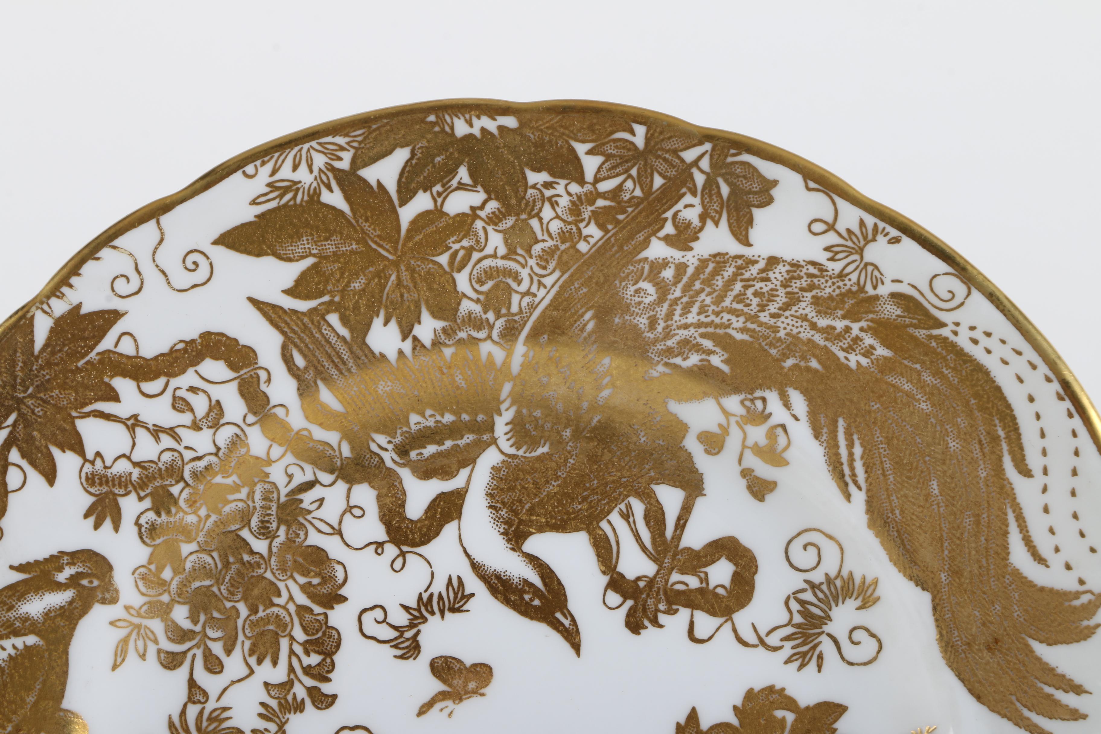 Royal Crown Derby "Gold Aves" Bone China Tableware