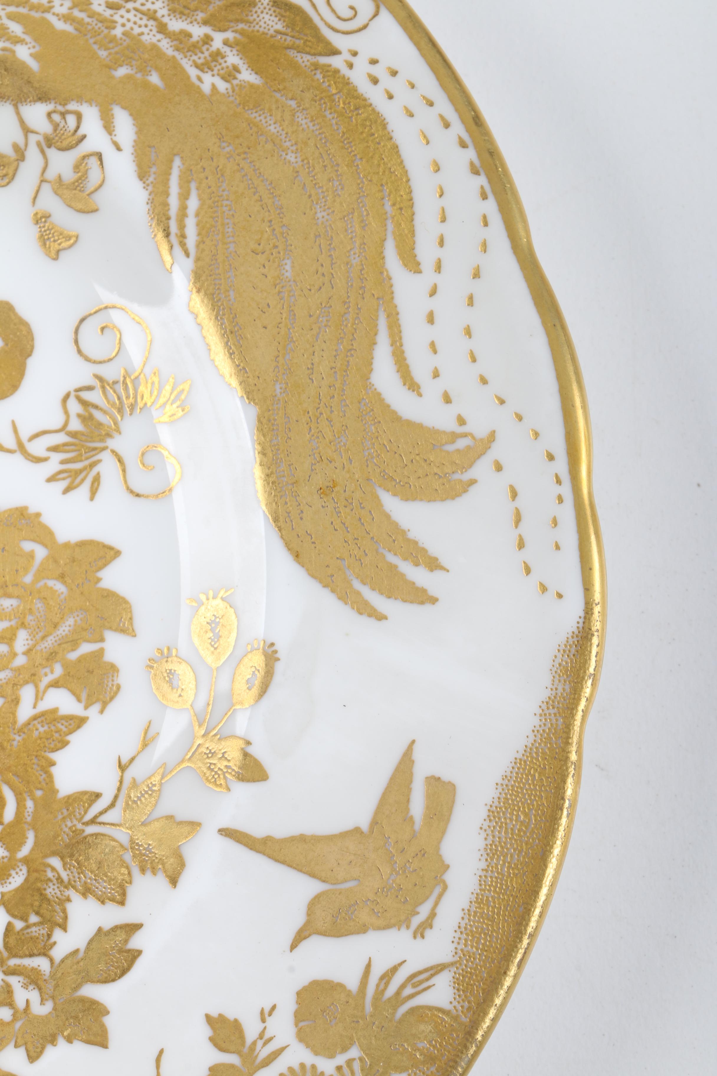 Royal Crown Derby "Gold Aves" Bone China Tableware
