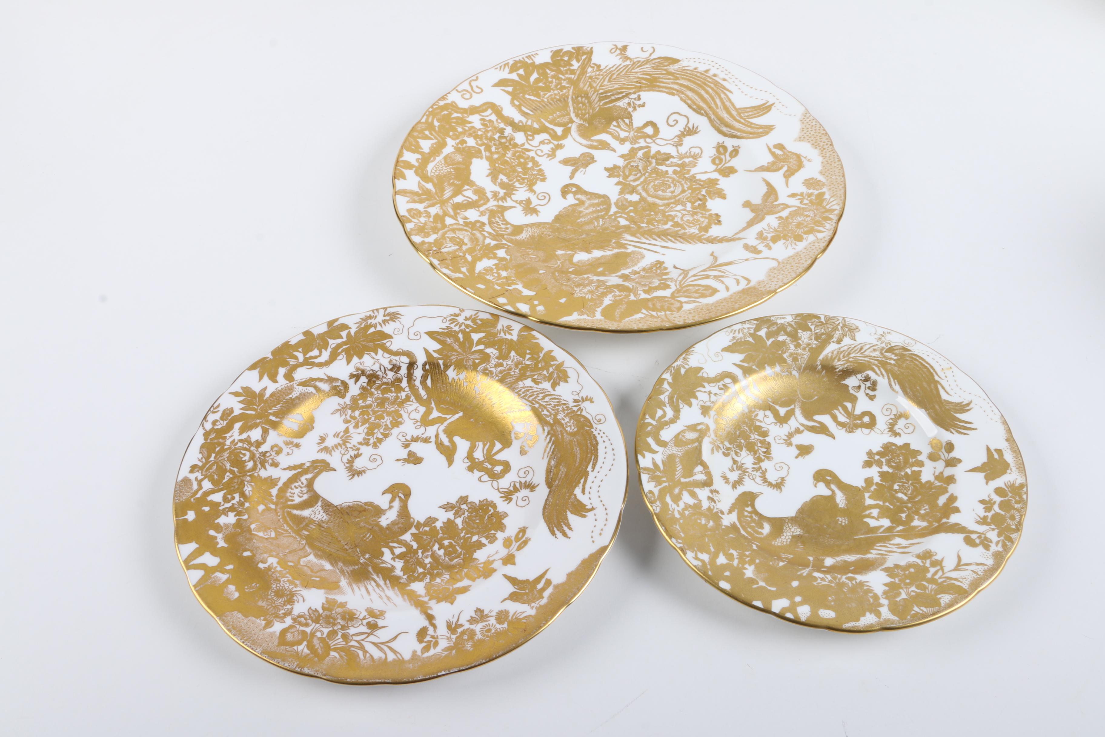 Royal Crown Derby "Gold Aves" Bone China Tableware