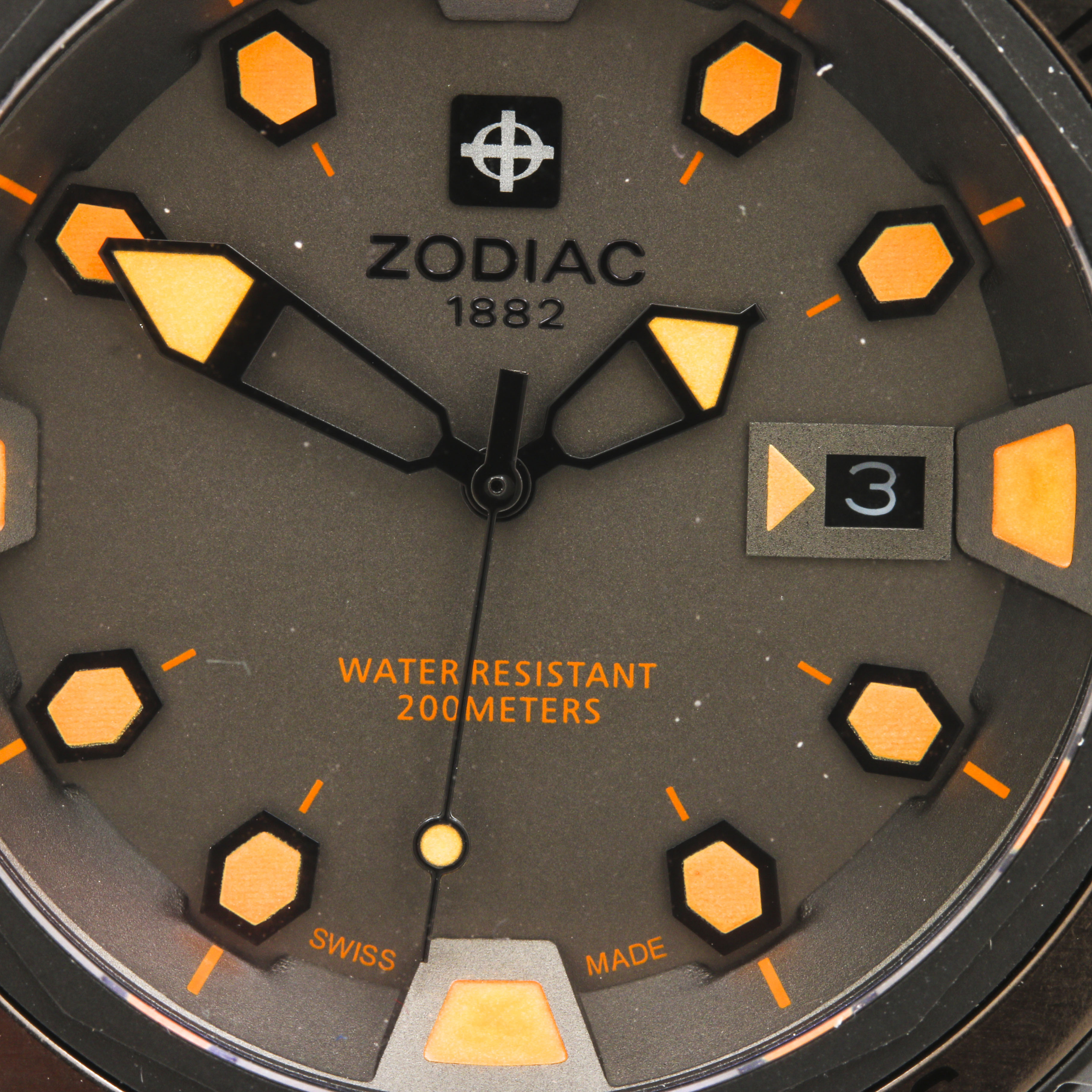 Zodiac Swiss Made Water Resistant Analog Watch