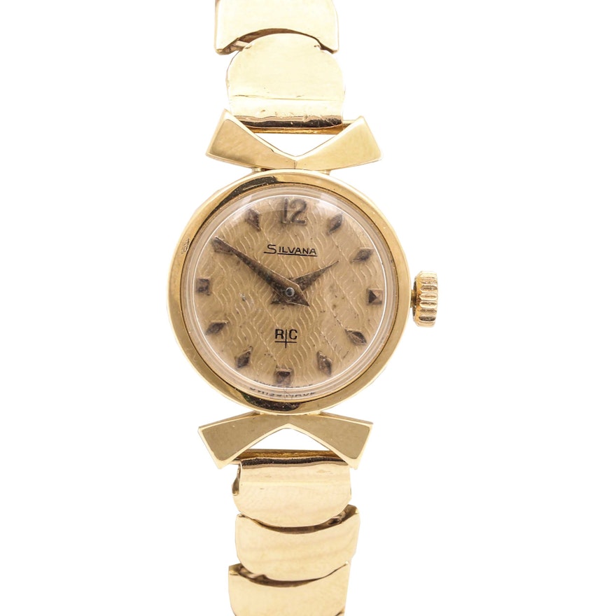 Silvana 18K Rose Gold Seventeen Jewel Wristwatch