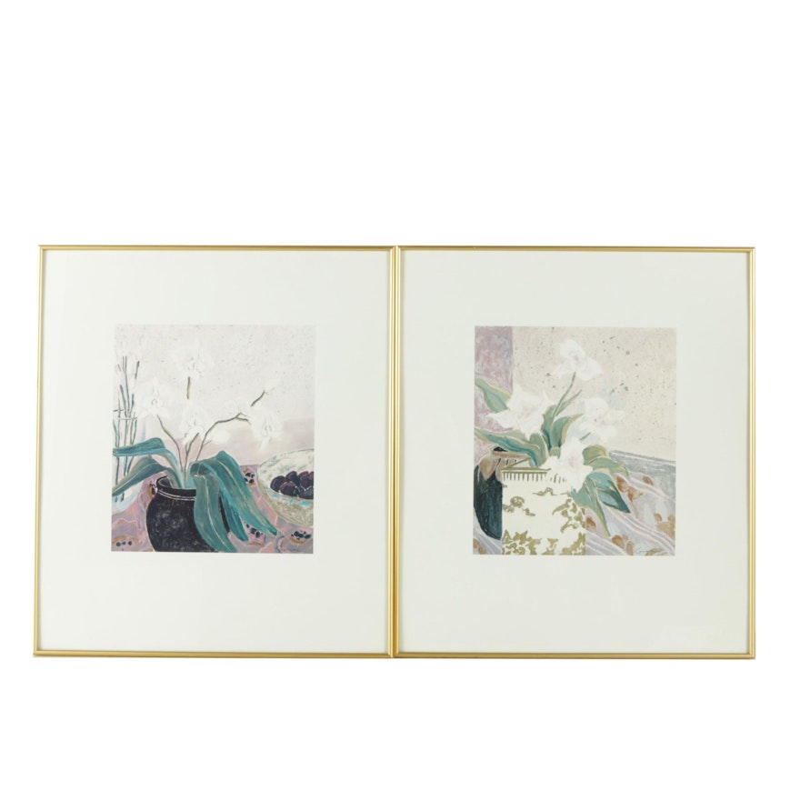 Pair of Offset Lithographs on Paper After Ellen Gunn