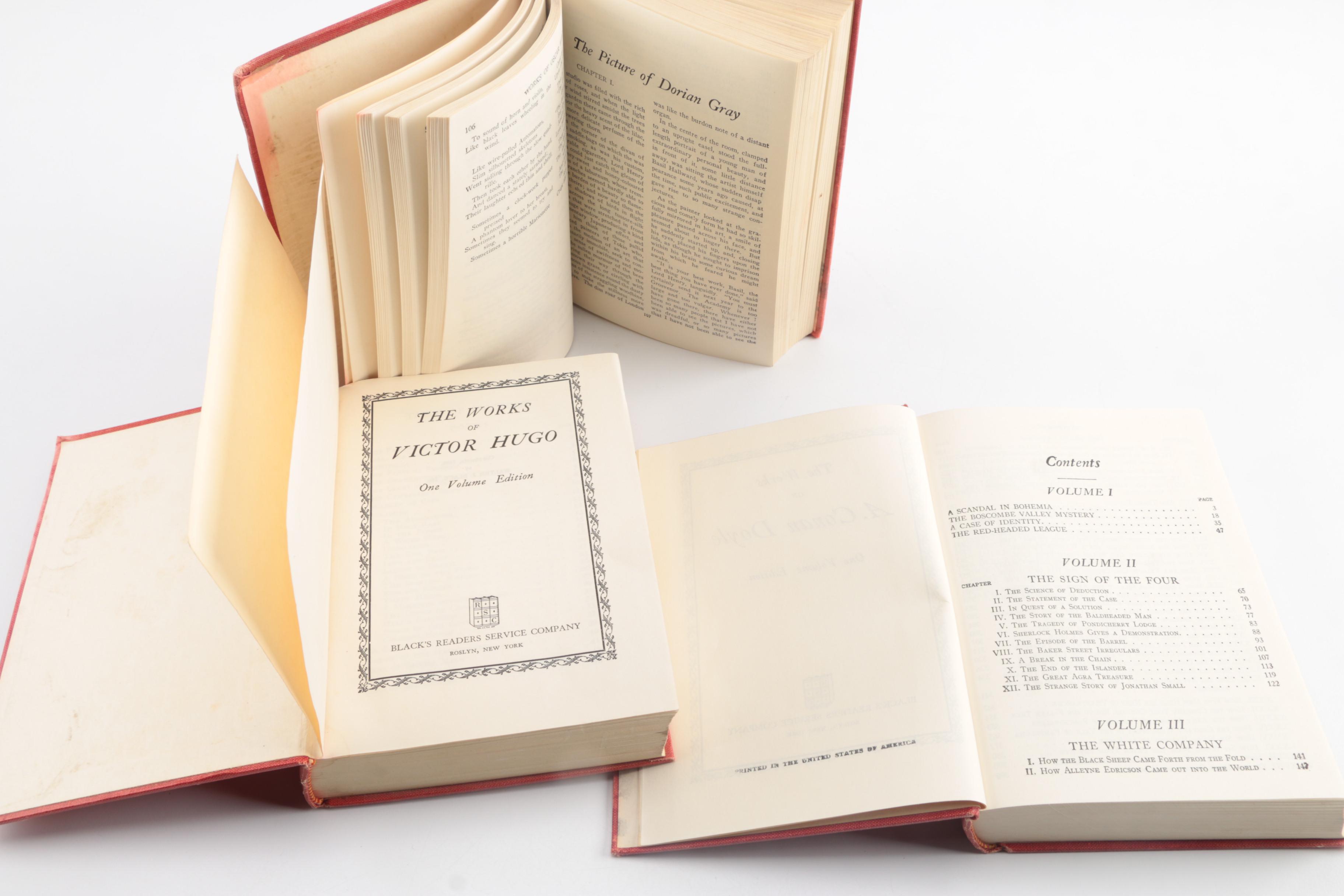 Black's Readers Service Company "The Works of" Book Set