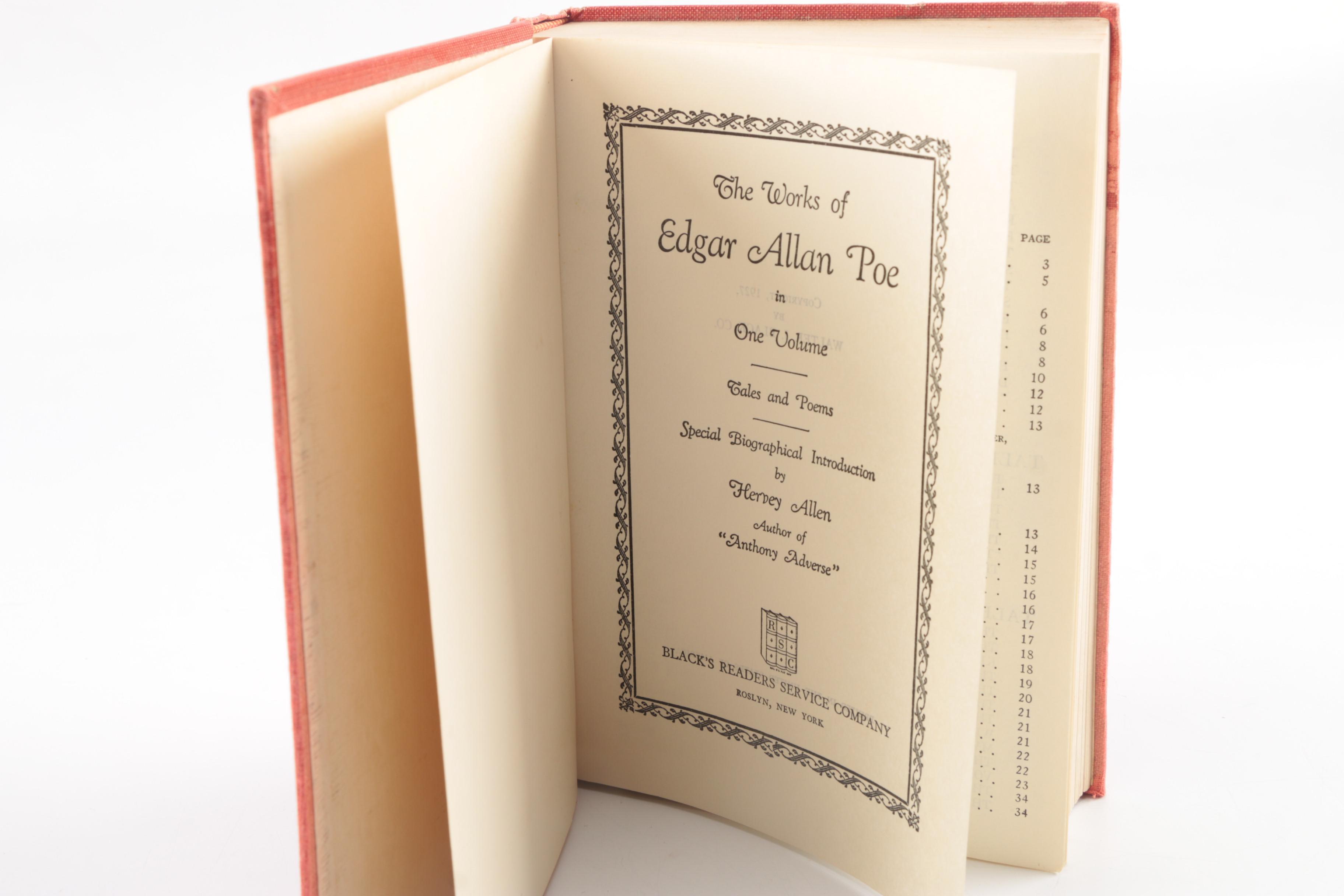 Black's Readers Service Company "The Works of" Book Set